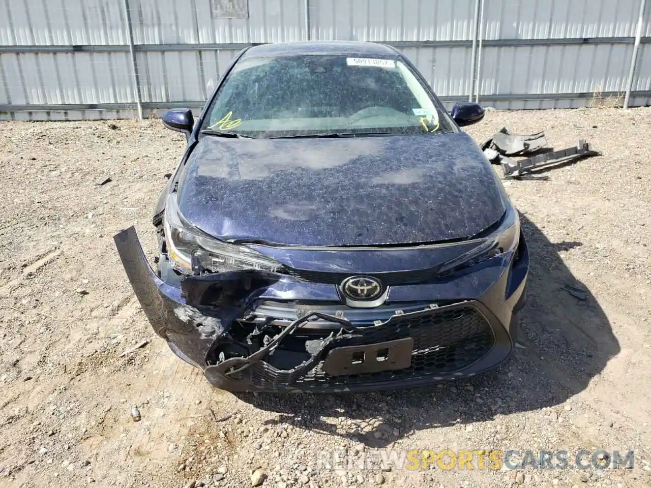 9 Photograph of a damaged car 5YFEPMAE2MP229102 TOYOTA COROLLA 2021