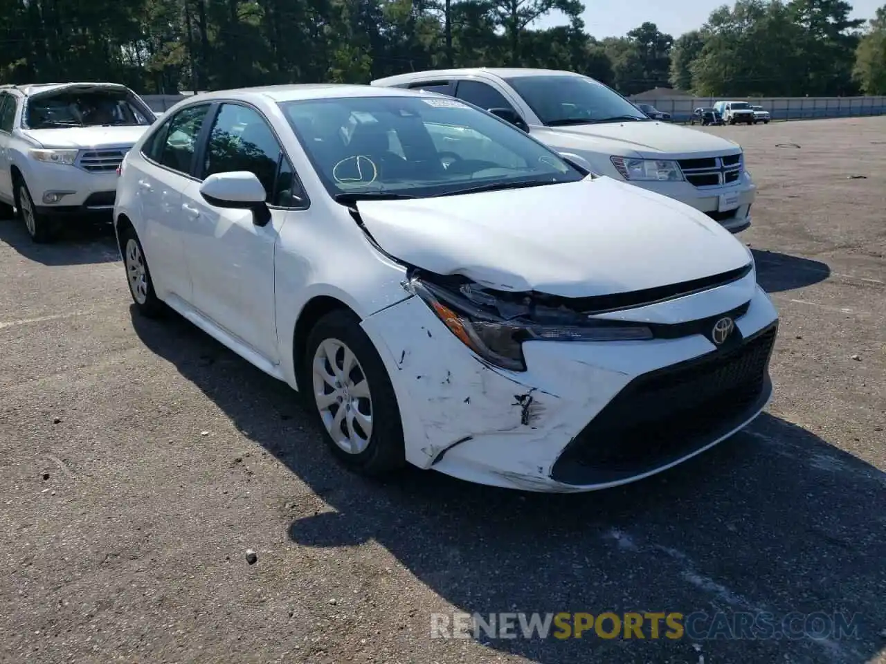 1 Photograph of a damaged car 5YFEPMAE2MP229939 TOYOTA COROLLA 2021