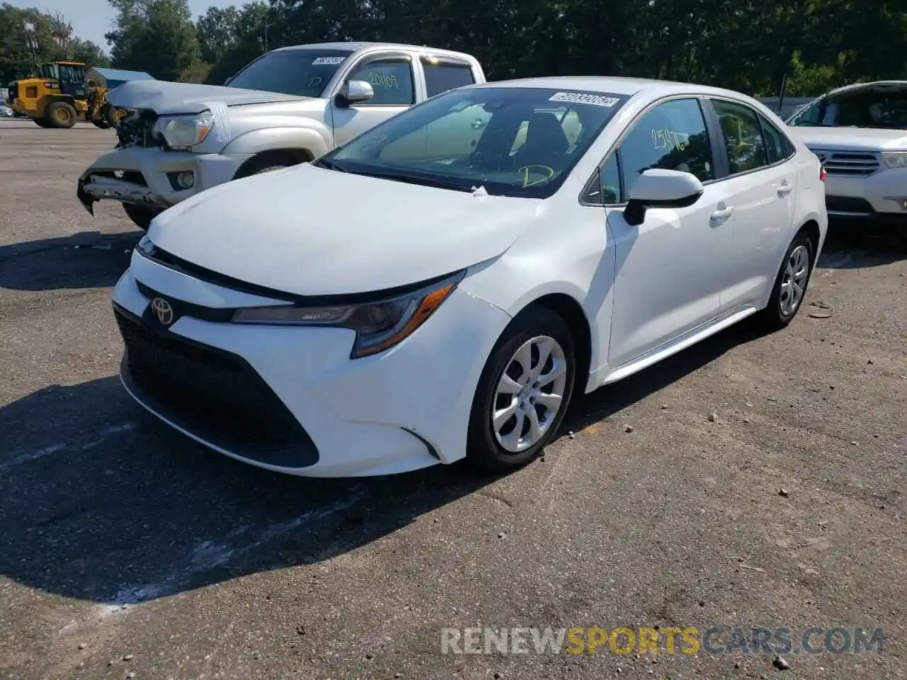 2 Photograph of a damaged car 5YFEPMAE2MP229939 TOYOTA COROLLA 2021