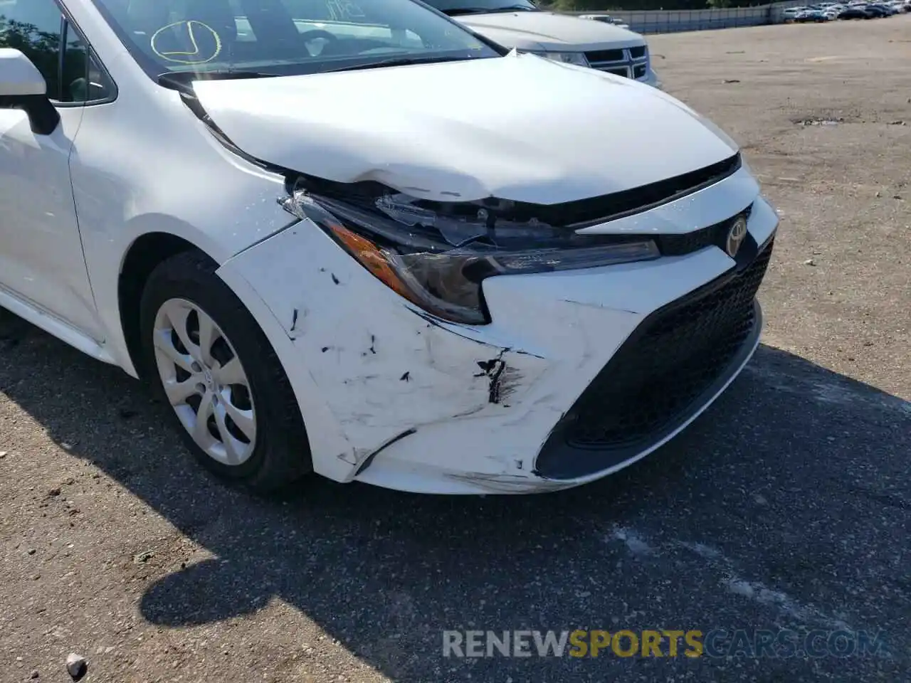 9 Photograph of a damaged car 5YFEPMAE2MP229939 TOYOTA COROLLA 2021