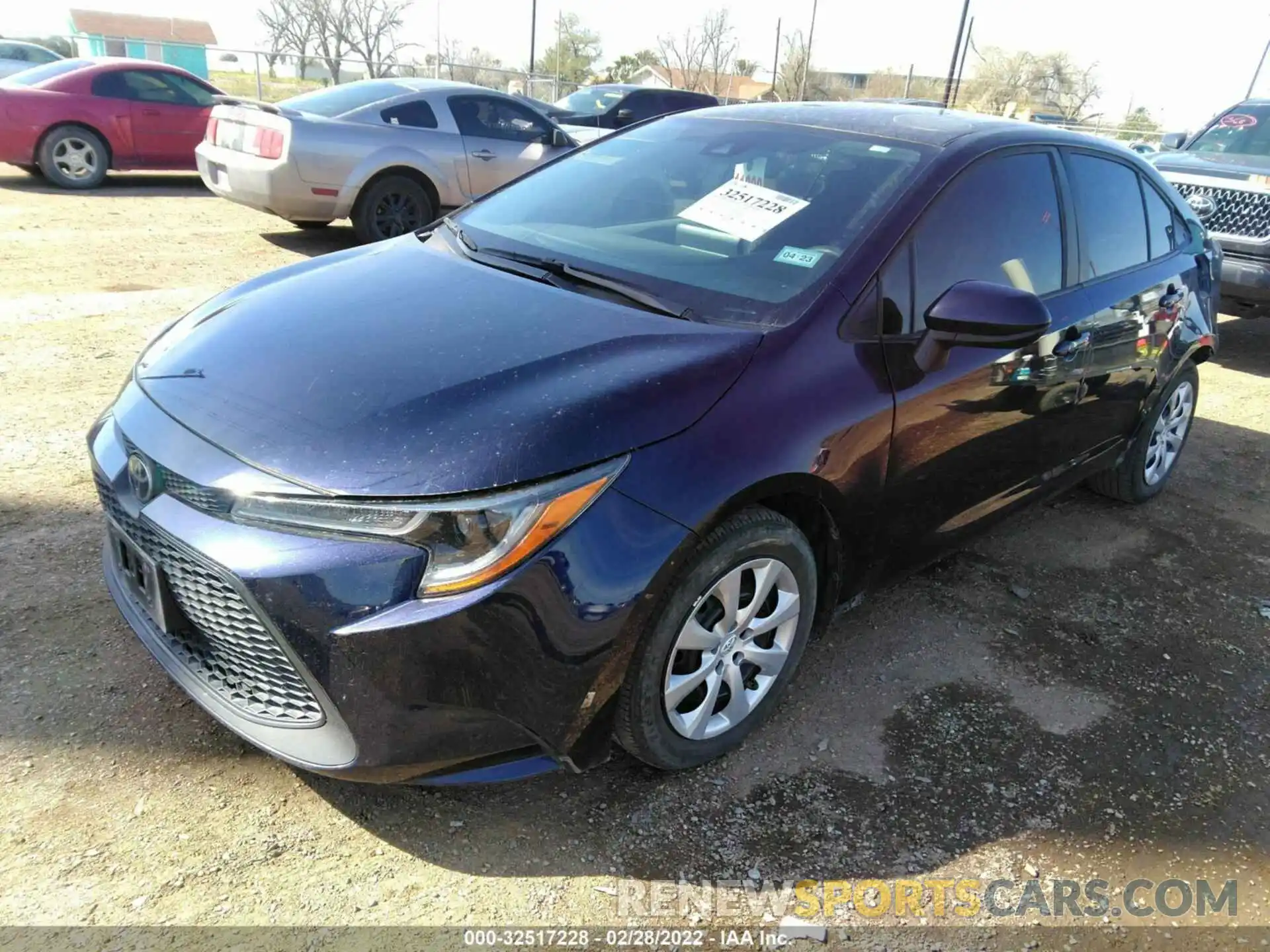 2 Photograph of a damaged car 5YFEPMAE2MP230038 TOYOTA COROLLA 2021