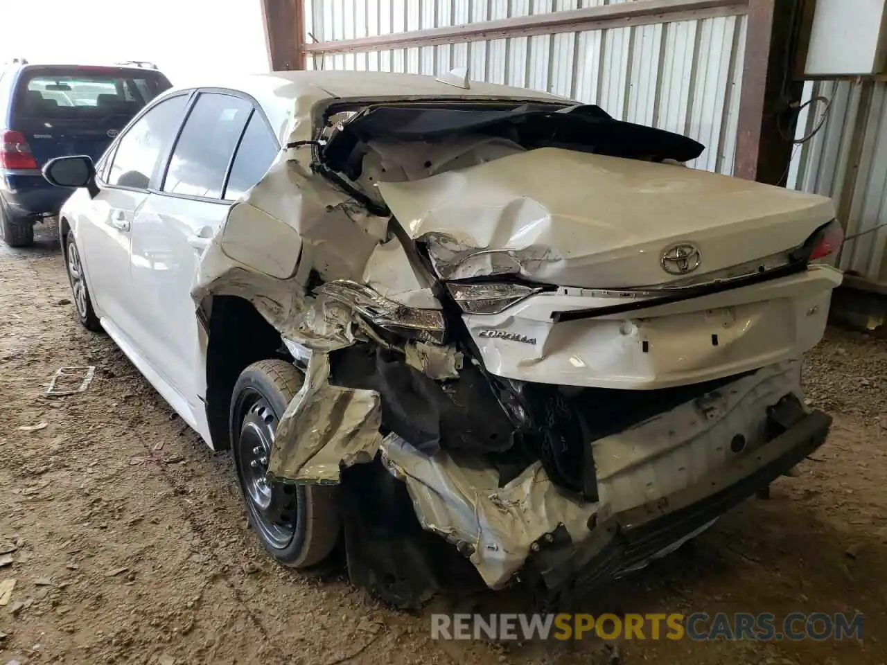 3 Photograph of a damaged car 5YFEPMAE2MP230346 TOYOTA COROLLA 2021