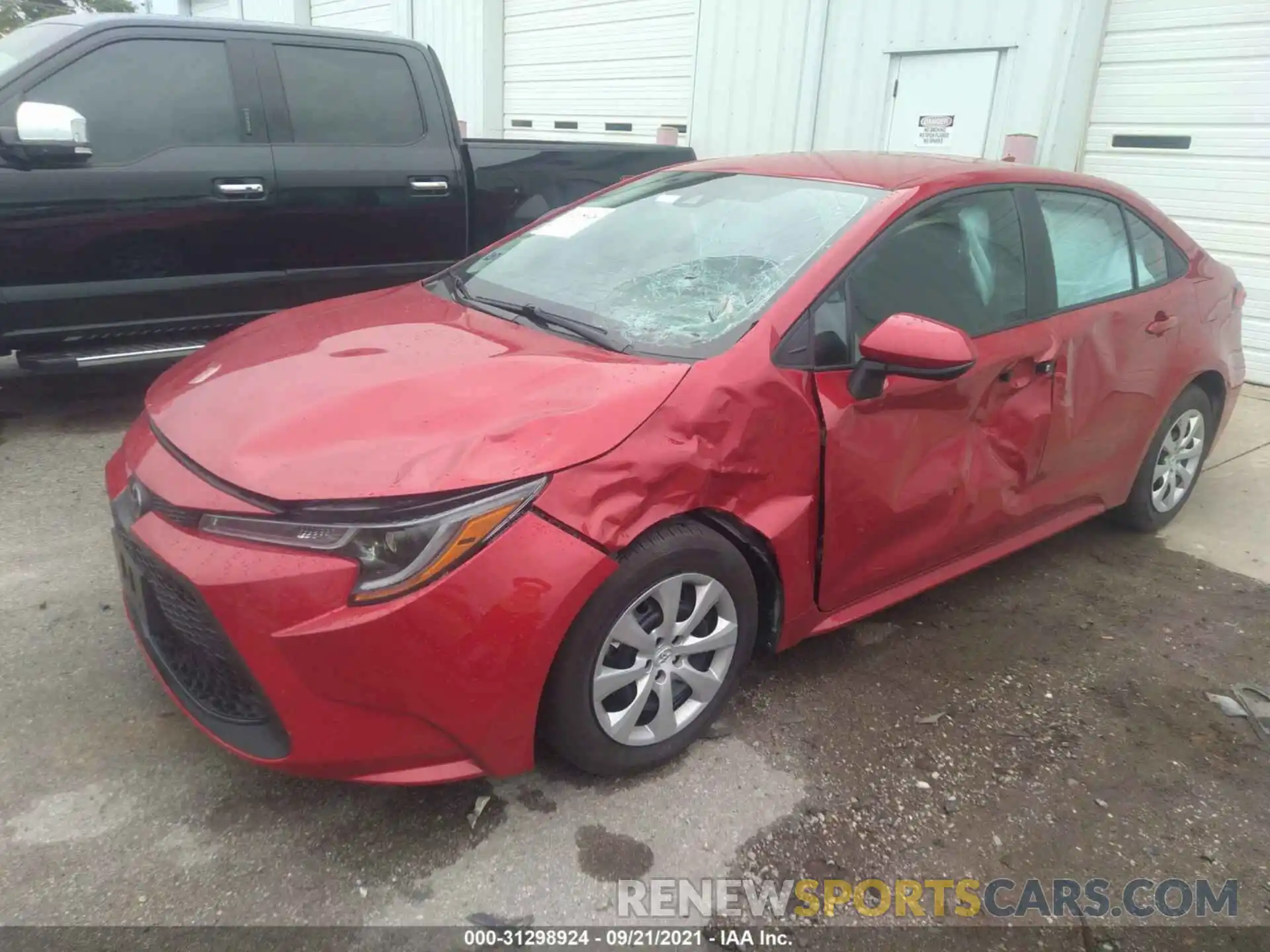 2 Photograph of a damaged car 5YFEPMAE2MP230735 TOYOTA COROLLA 2021