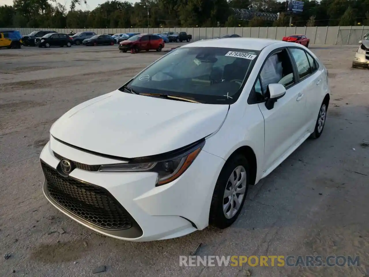 2 Photograph of a damaged car 5YFEPMAE2MP230752 TOYOTA COROLLA 2021