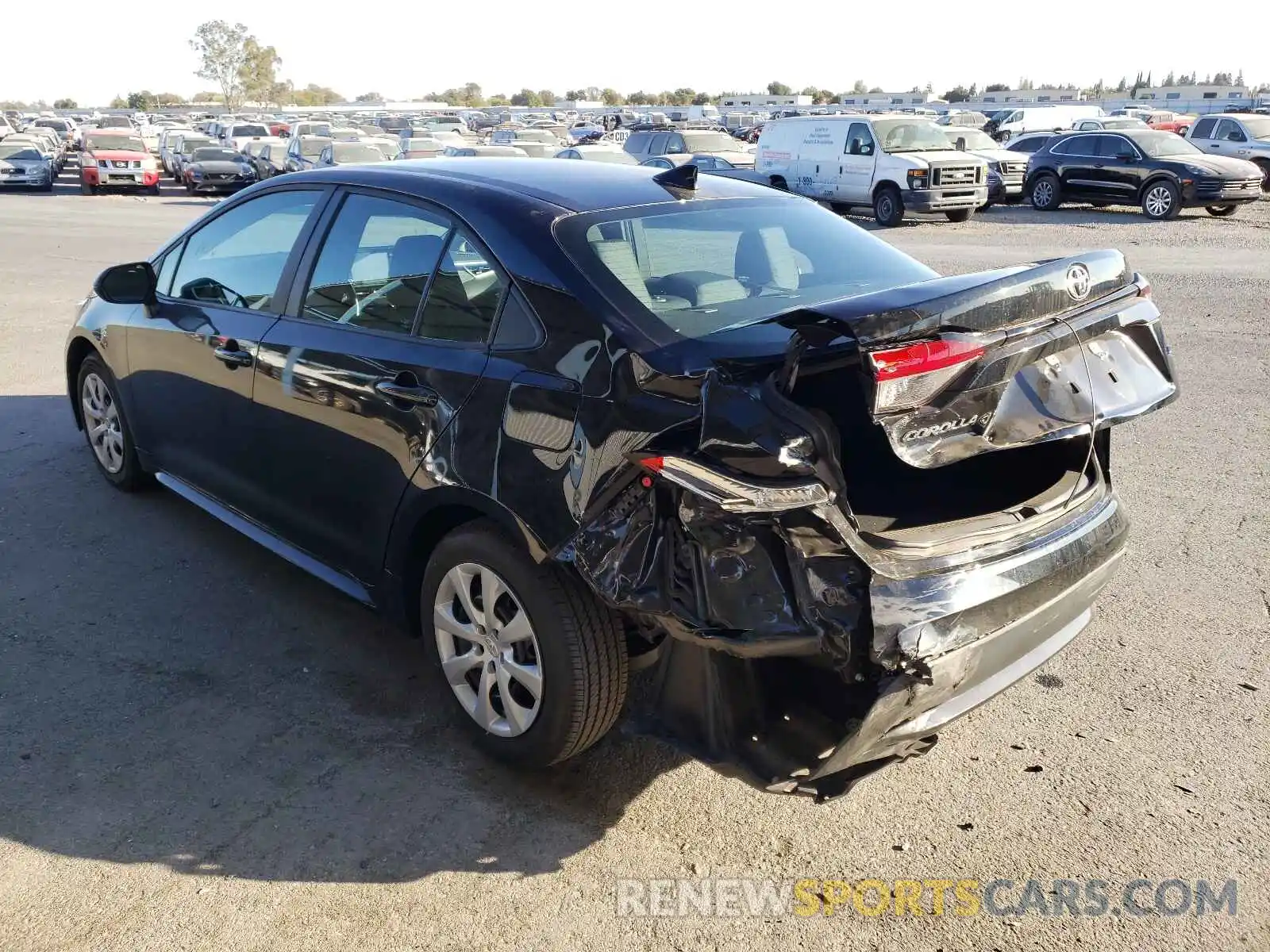 3 Photograph of a damaged car 5YFEPMAE2MP230850 TOYOTA COROLLA 2021