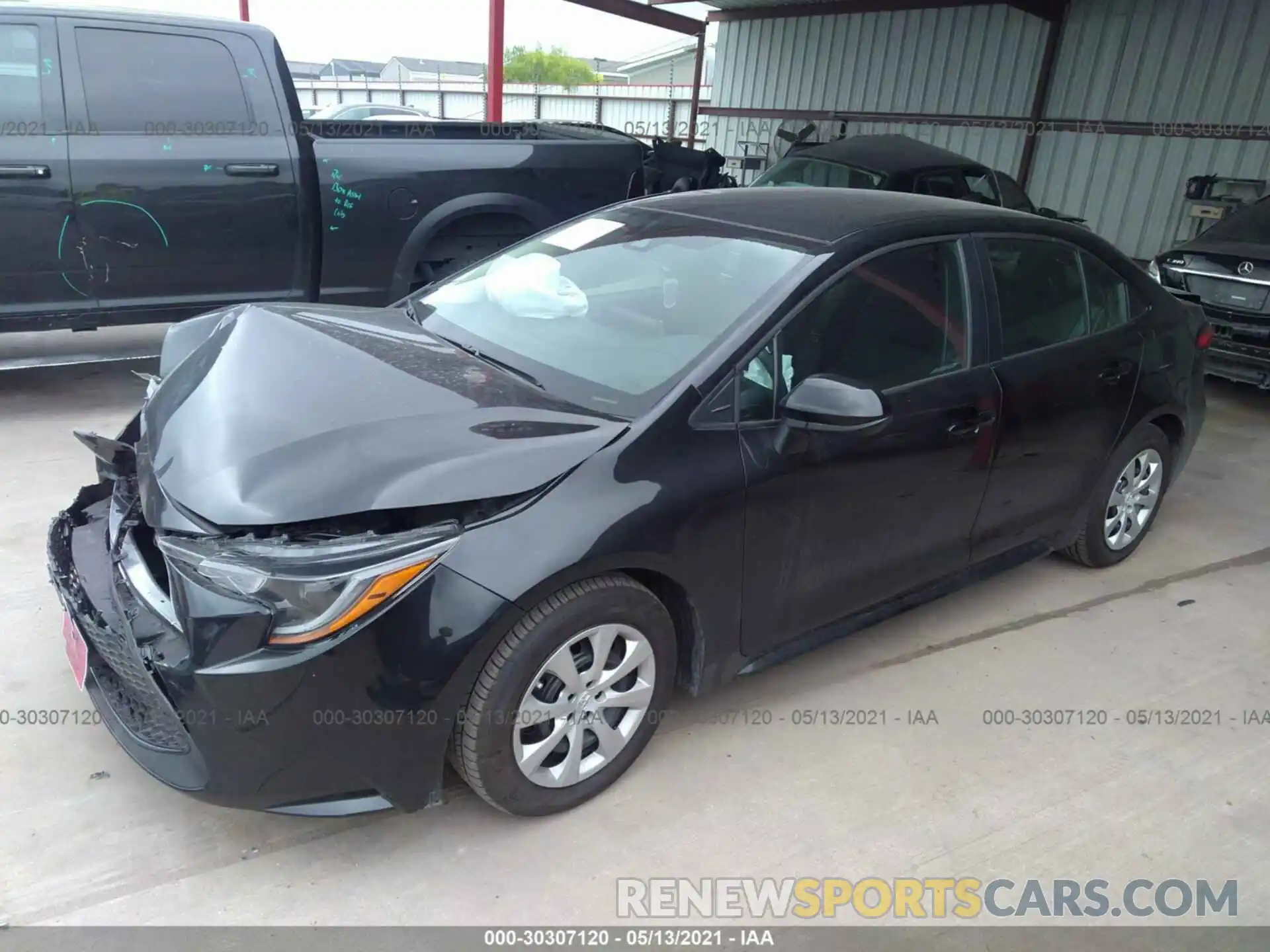 2 Photograph of a damaged car 5YFEPMAE2MP231321 TOYOTA COROLLA 2021