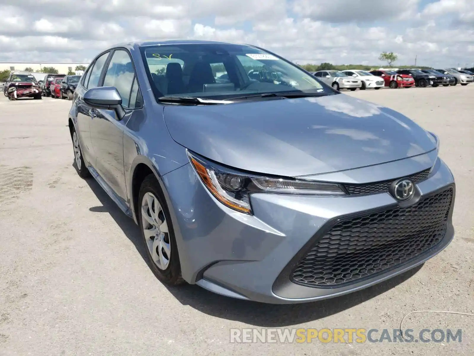 1 Photograph of a damaged car 5YFEPMAE2MP231433 TOYOTA COROLLA 2021