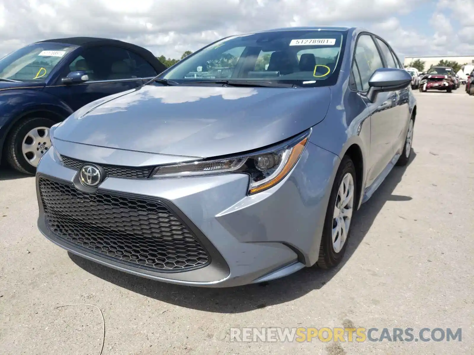 2 Photograph of a damaged car 5YFEPMAE2MP231433 TOYOTA COROLLA 2021