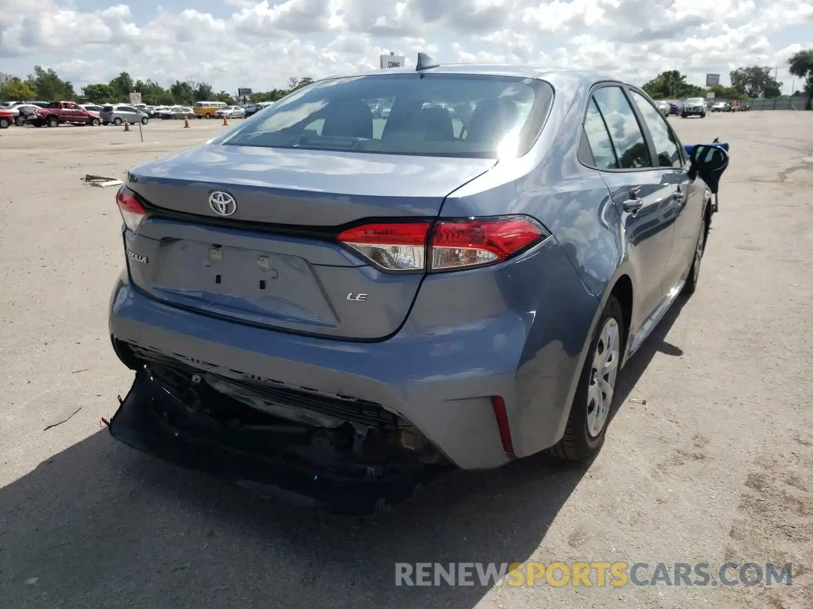 4 Photograph of a damaged car 5YFEPMAE2MP231433 TOYOTA COROLLA 2021