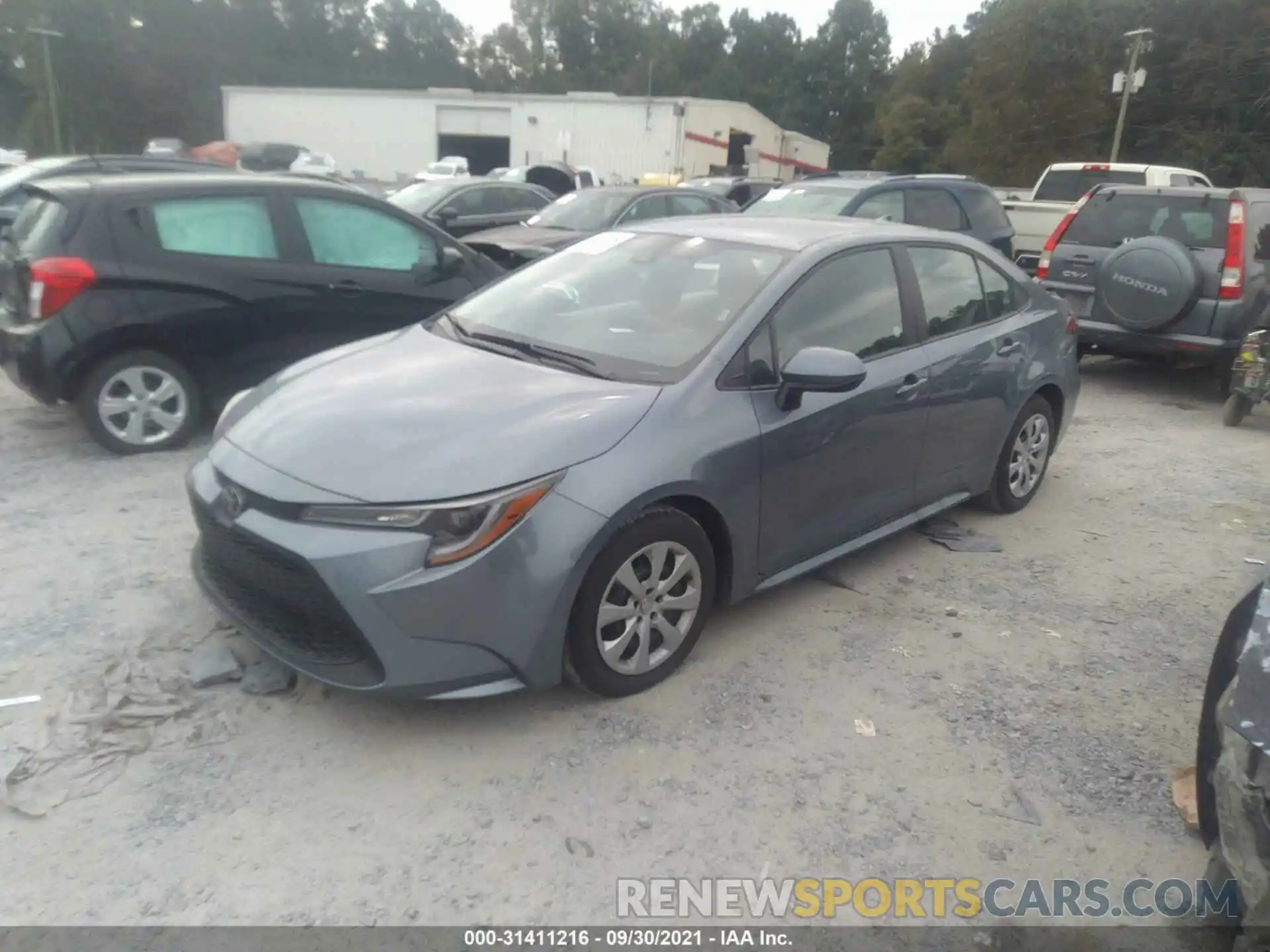 2 Photograph of a damaged car 5YFEPMAE2MP231836 TOYOTA COROLLA 2021