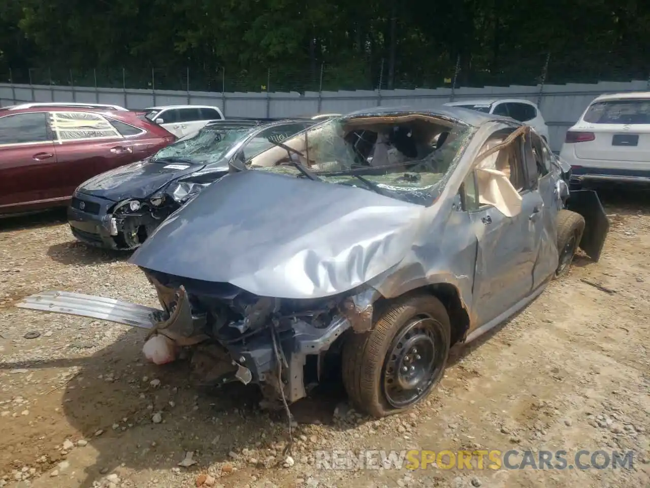 2 Photograph of a damaged car 5YFEPMAE2MP232002 TOYOTA COROLLA 2021