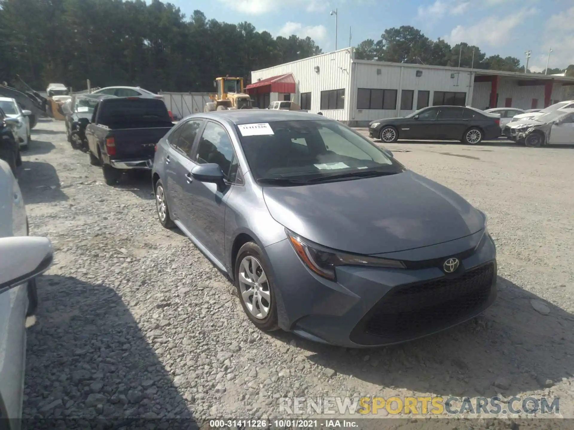 1 Photograph of a damaged car 5YFEPMAE2MP232646 TOYOTA COROLLA 2021