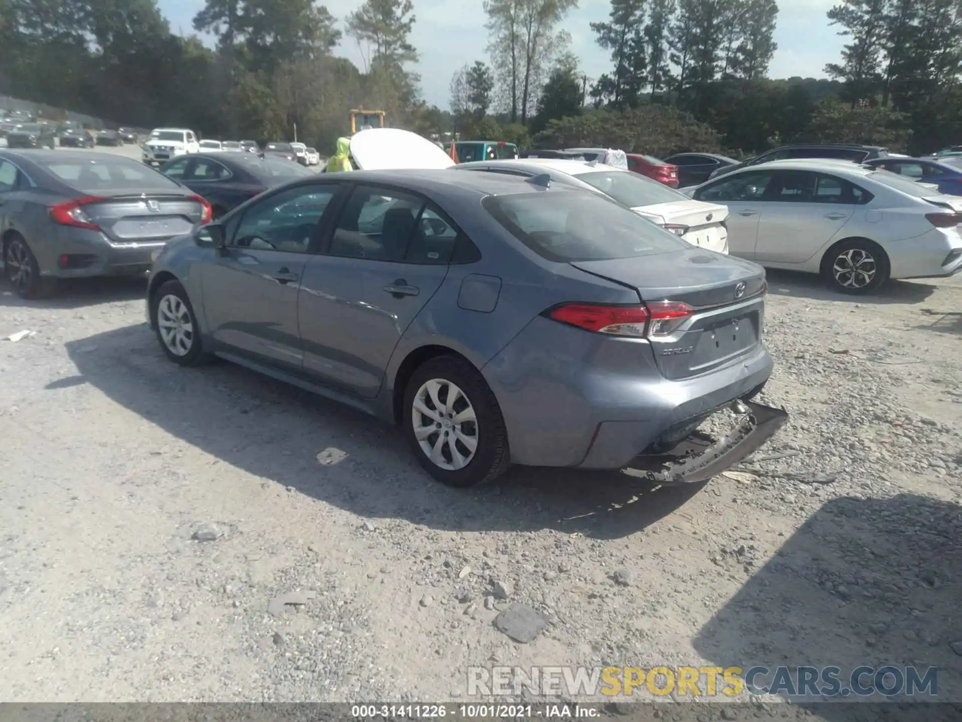 3 Photograph of a damaged car 5YFEPMAE2MP232646 TOYOTA COROLLA 2021