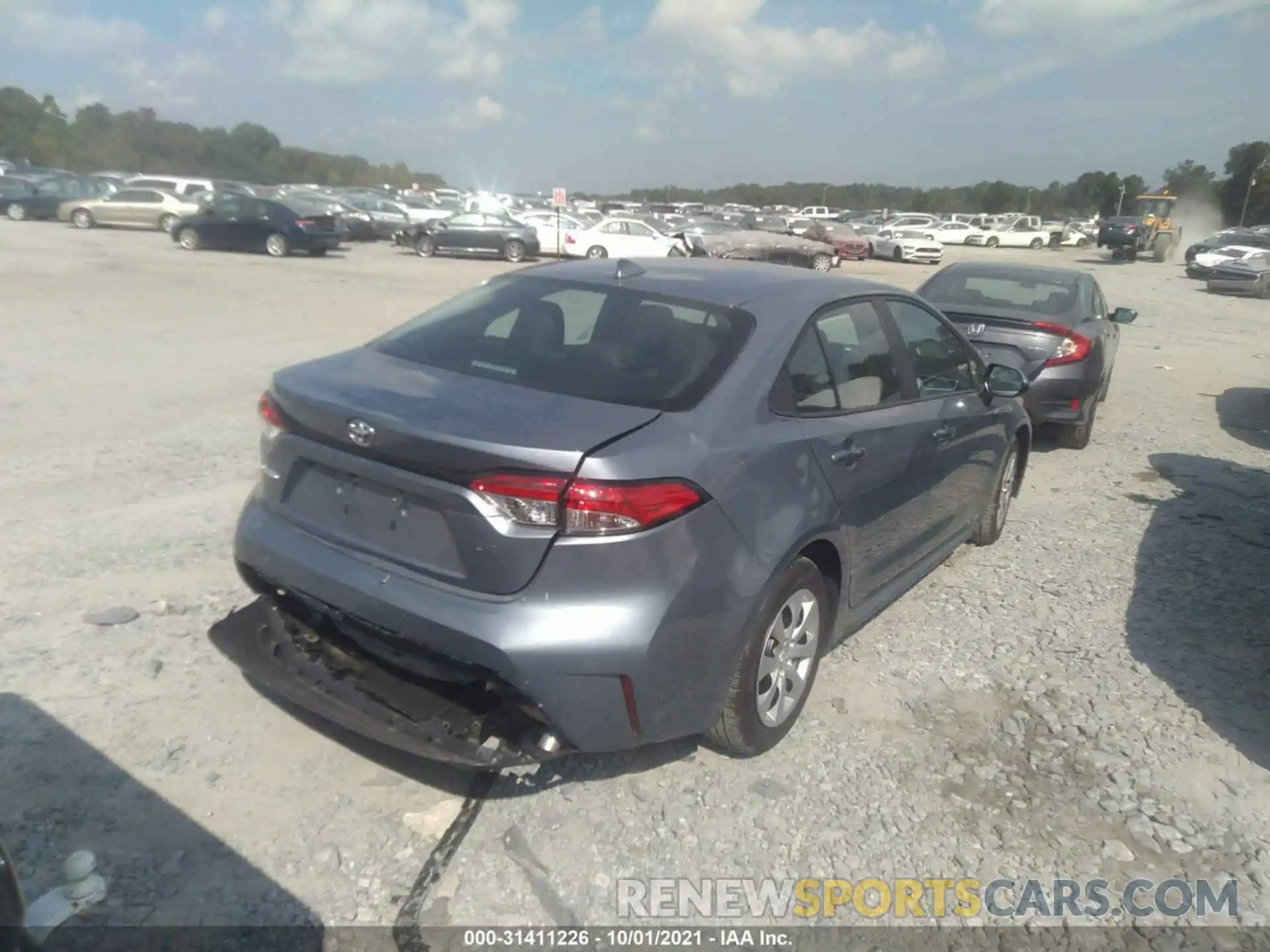 4 Photograph of a damaged car 5YFEPMAE2MP232646 TOYOTA COROLLA 2021