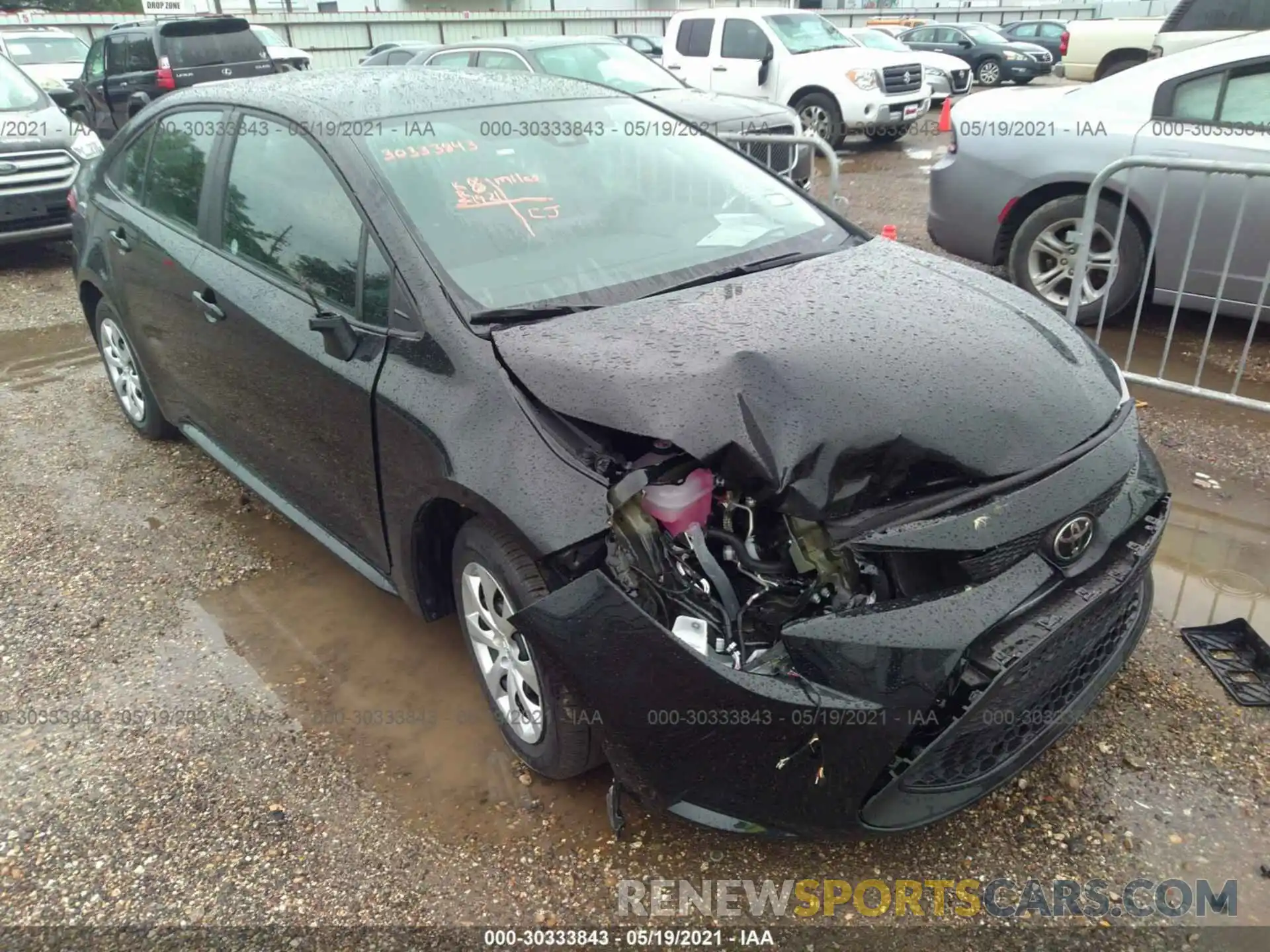 1 Photograph of a damaged car 5YFEPMAE2MP232789 TOYOTA COROLLA 2021