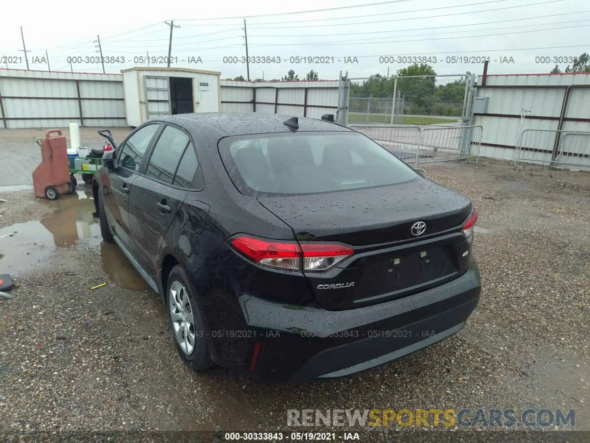 3 Photograph of a damaged car 5YFEPMAE2MP232789 TOYOTA COROLLA 2021