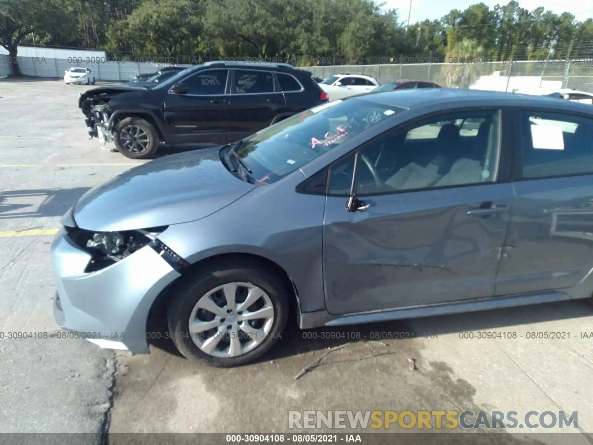 6 Photograph of a damaged car 5YFEPMAE2MP233148 TOYOTA COROLLA 2021