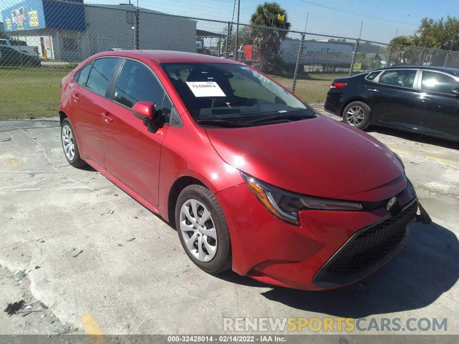 1 Photograph of a damaged car 5YFEPMAE2MP234316 TOYOTA COROLLA 2021