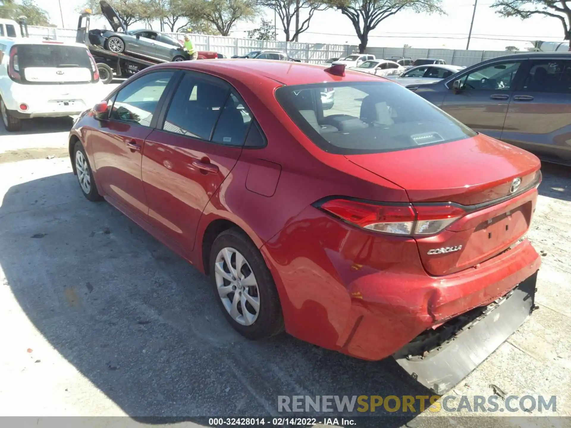 3 Photograph of a damaged car 5YFEPMAE2MP234316 TOYOTA COROLLA 2021