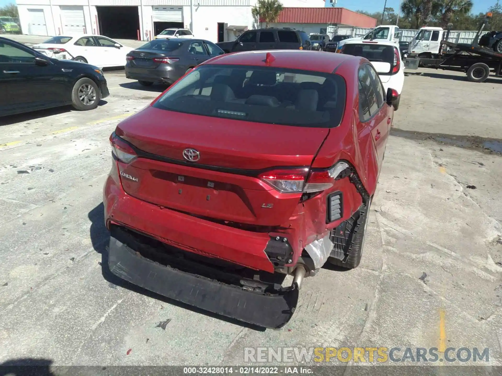 6 Photograph of a damaged car 5YFEPMAE2MP234316 TOYOTA COROLLA 2021