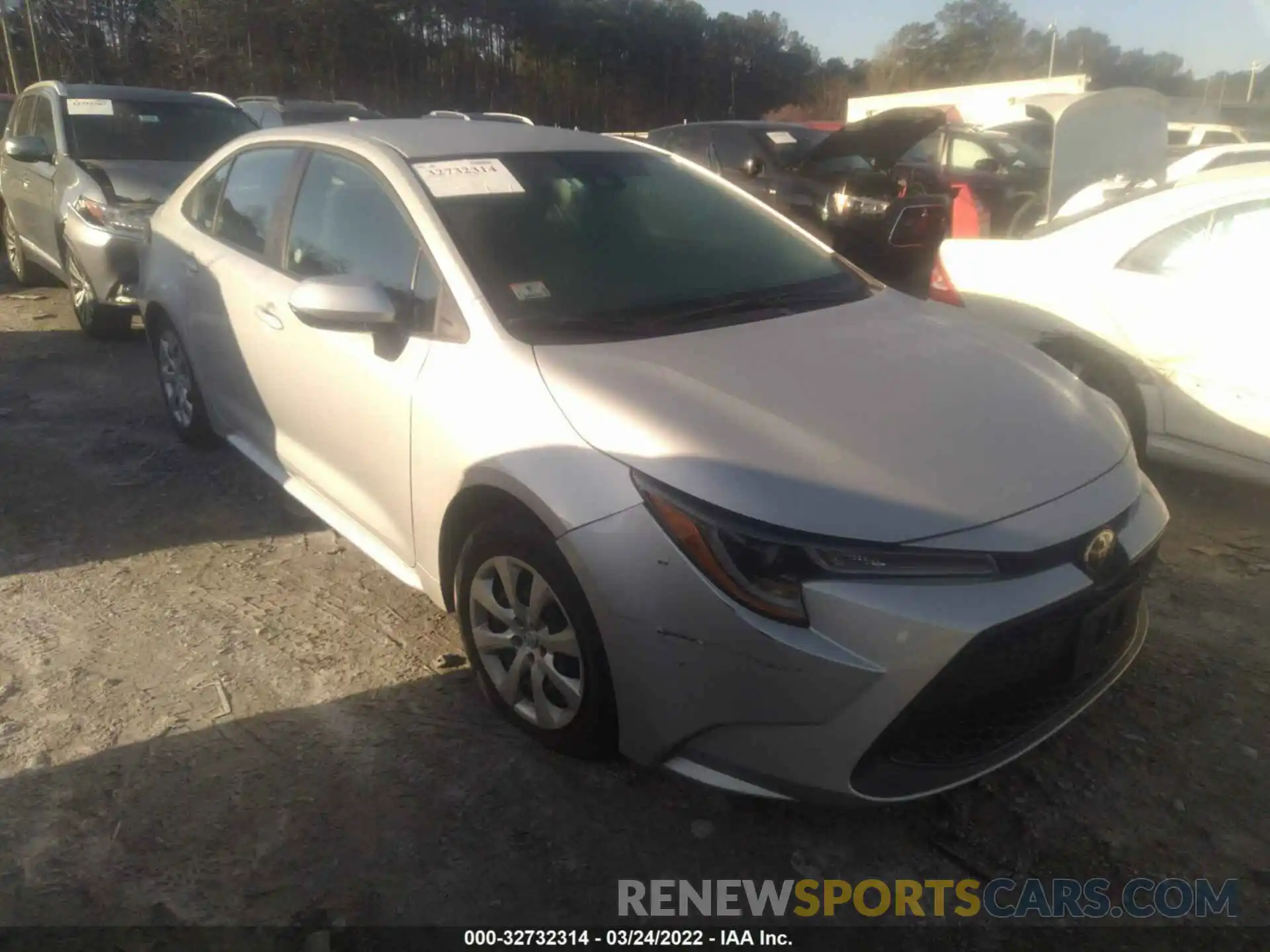 1 Photograph of a damaged car 5YFEPMAE2MP234493 TOYOTA COROLLA 2021