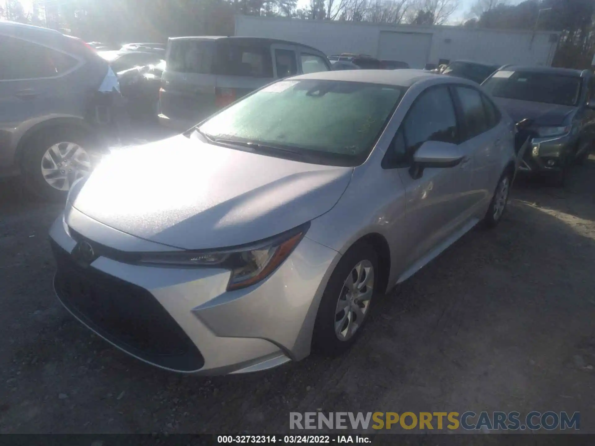 2 Photograph of a damaged car 5YFEPMAE2MP234493 TOYOTA COROLLA 2021