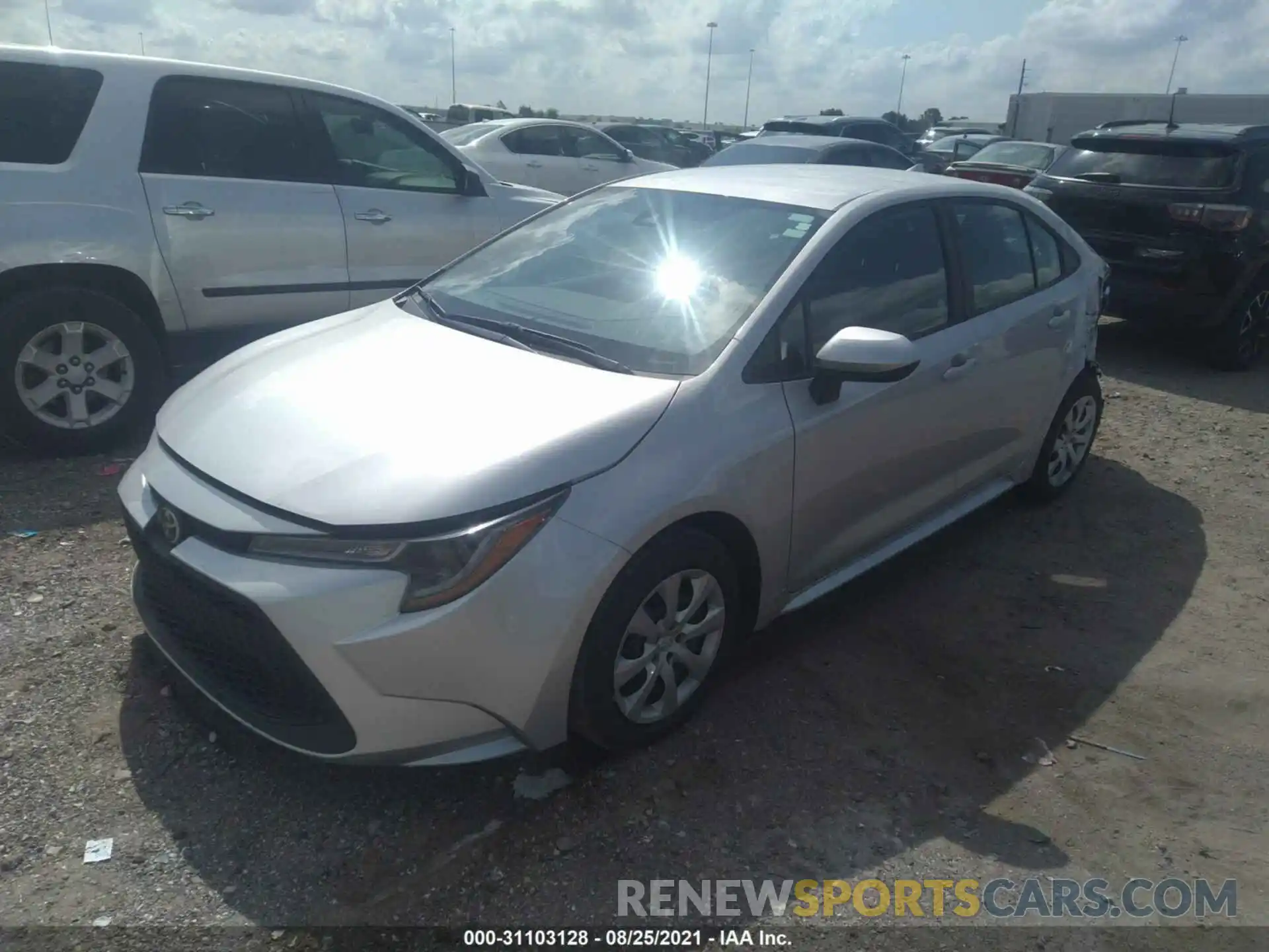 2 Photograph of a damaged car 5YFEPMAE2MP234946 TOYOTA COROLLA 2021