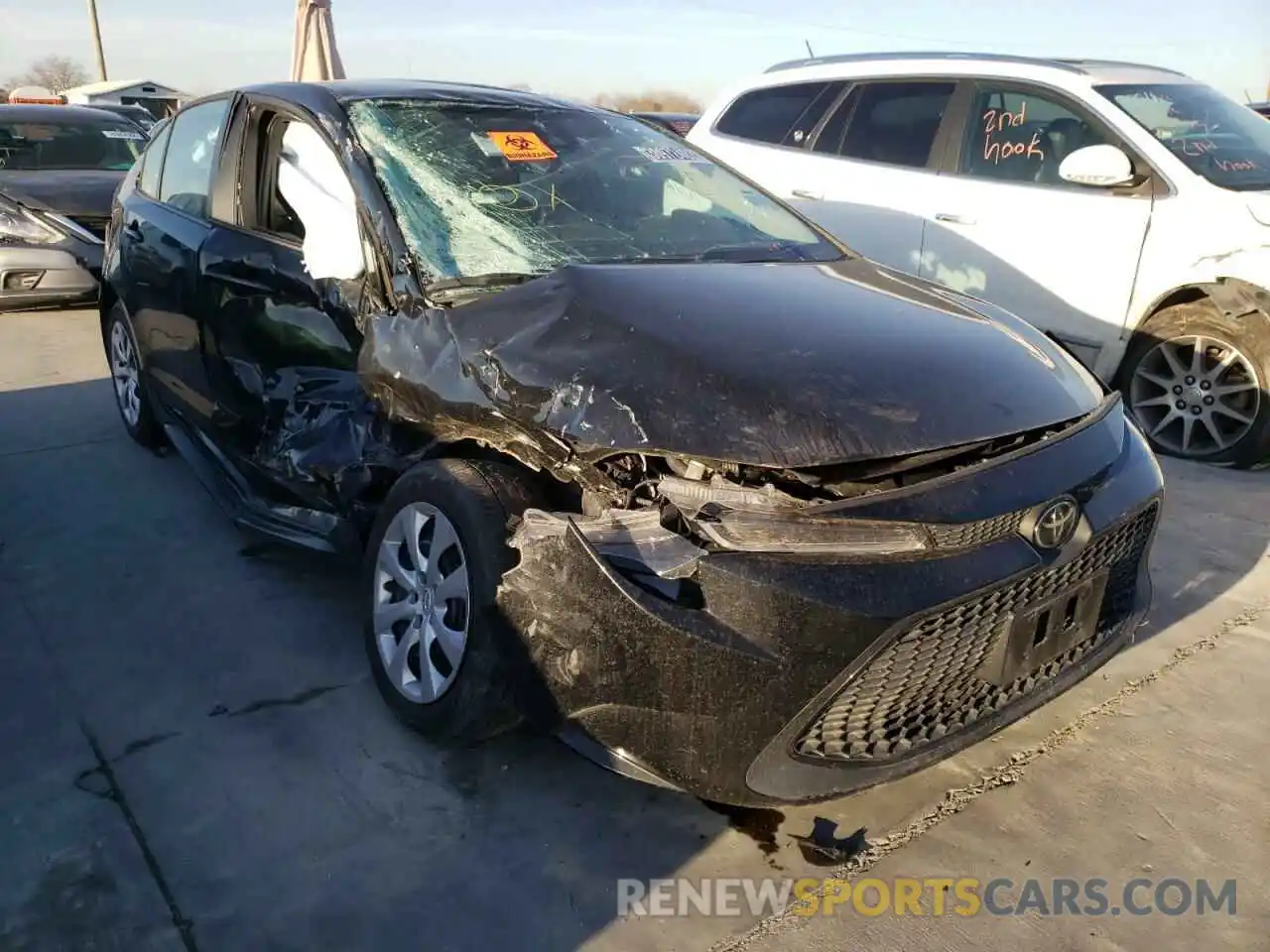 1 Photograph of a damaged car 5YFEPMAE2MP235143 TOYOTA COROLLA 2021