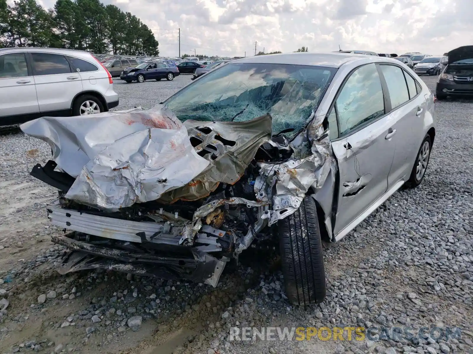 2 Photograph of a damaged car 5YFEPMAE2MP236826 TOYOTA COROLLA 2021