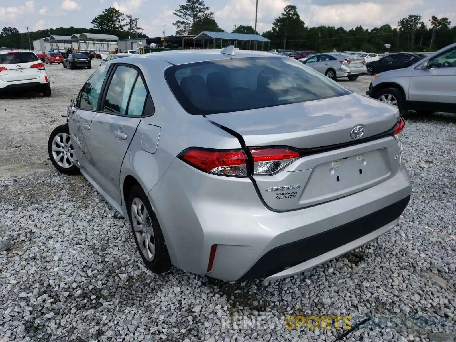 3 Photograph of a damaged car 5YFEPMAE2MP236826 TOYOTA COROLLA 2021