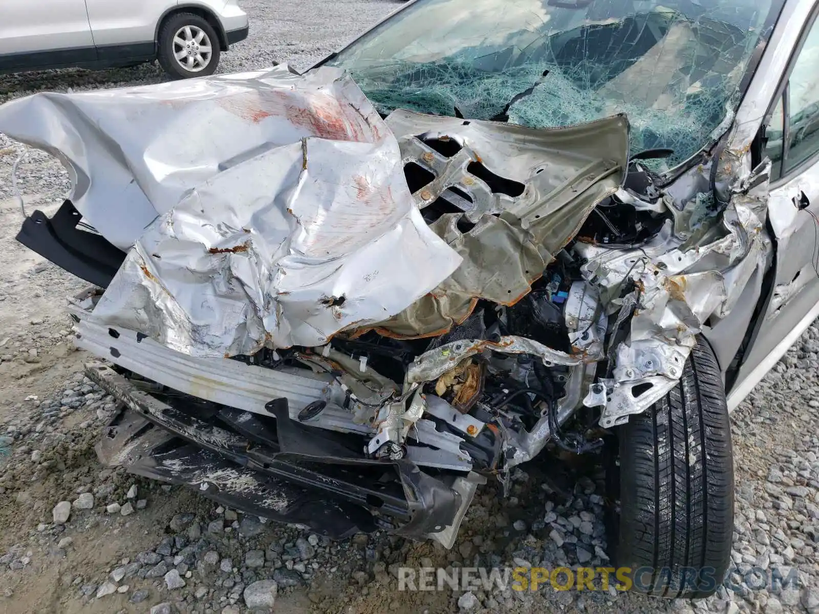 9 Photograph of a damaged car 5YFEPMAE2MP236826 TOYOTA COROLLA 2021