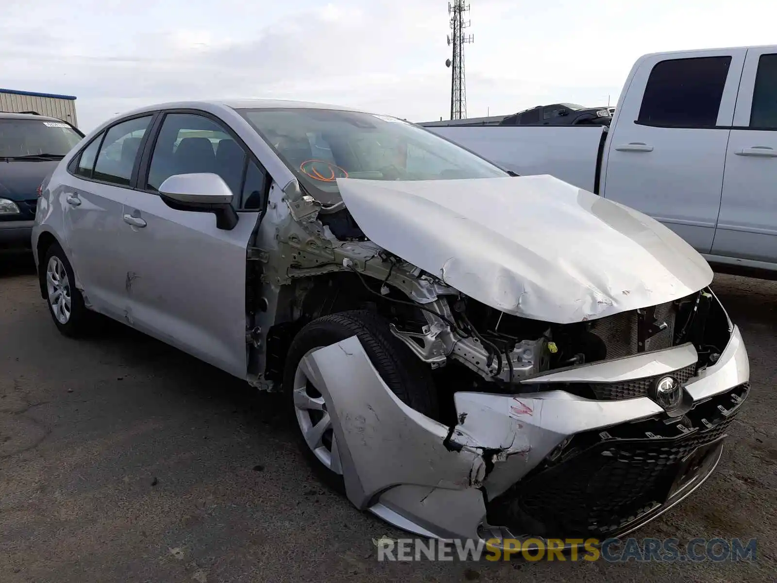 1 Photograph of a damaged car 5YFEPMAE2MP237765 TOYOTA COROLLA 2021