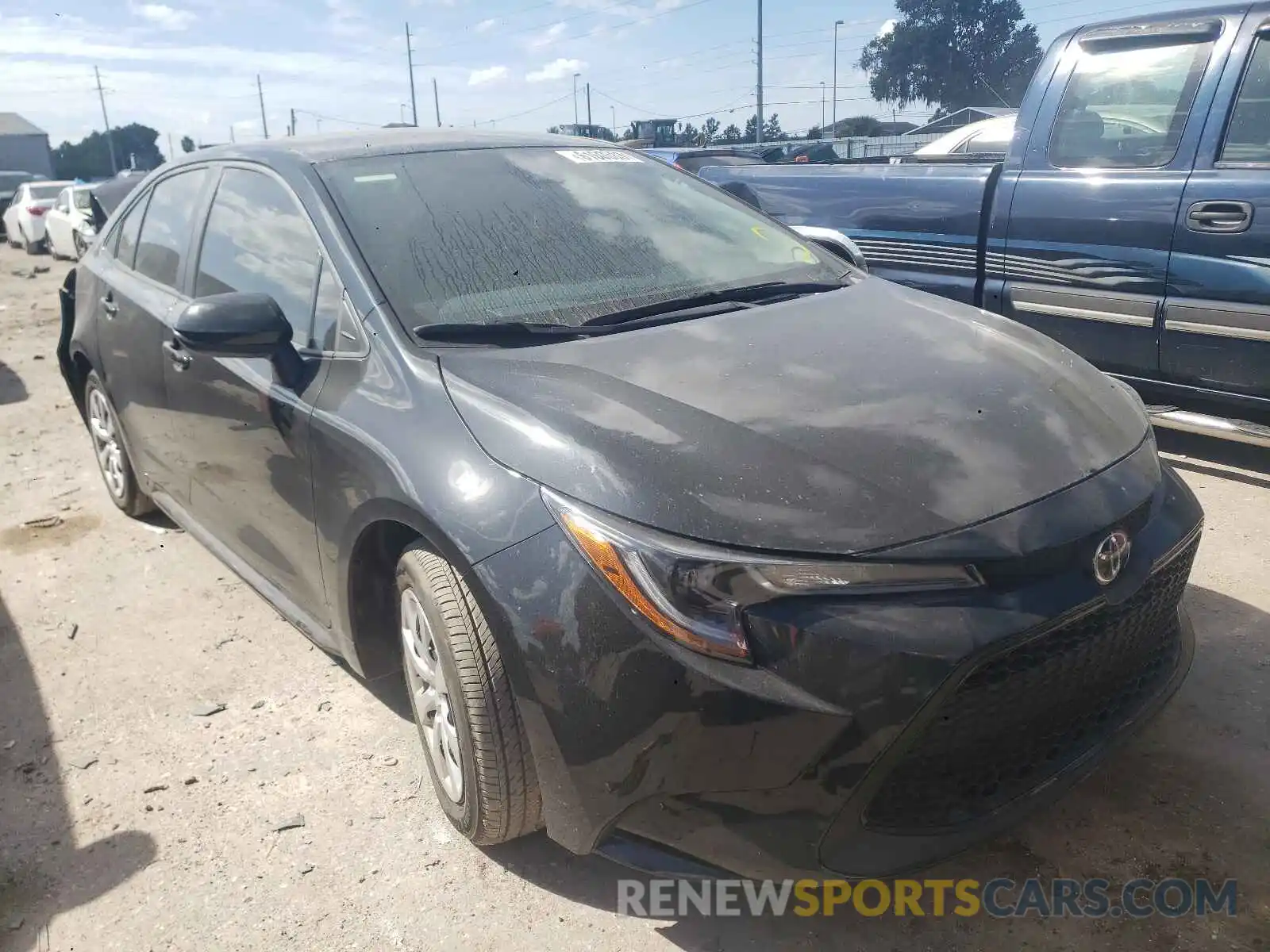 1 Photograph of a damaged car 5YFEPMAE2MP242058 TOYOTA COROLLA 2021