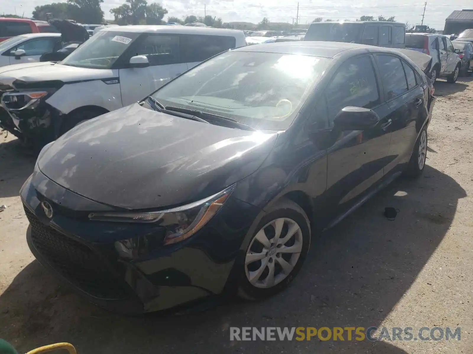 2 Photograph of a damaged car 5YFEPMAE2MP242058 TOYOTA COROLLA 2021