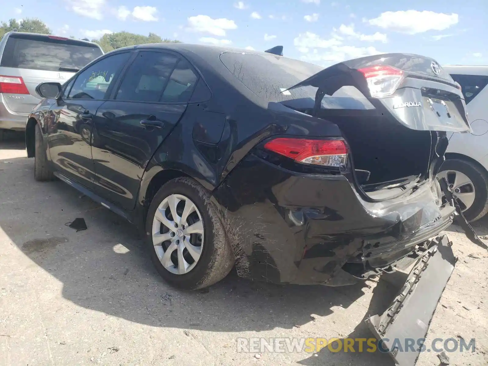 3 Photograph of a damaged car 5YFEPMAE2MP242058 TOYOTA COROLLA 2021