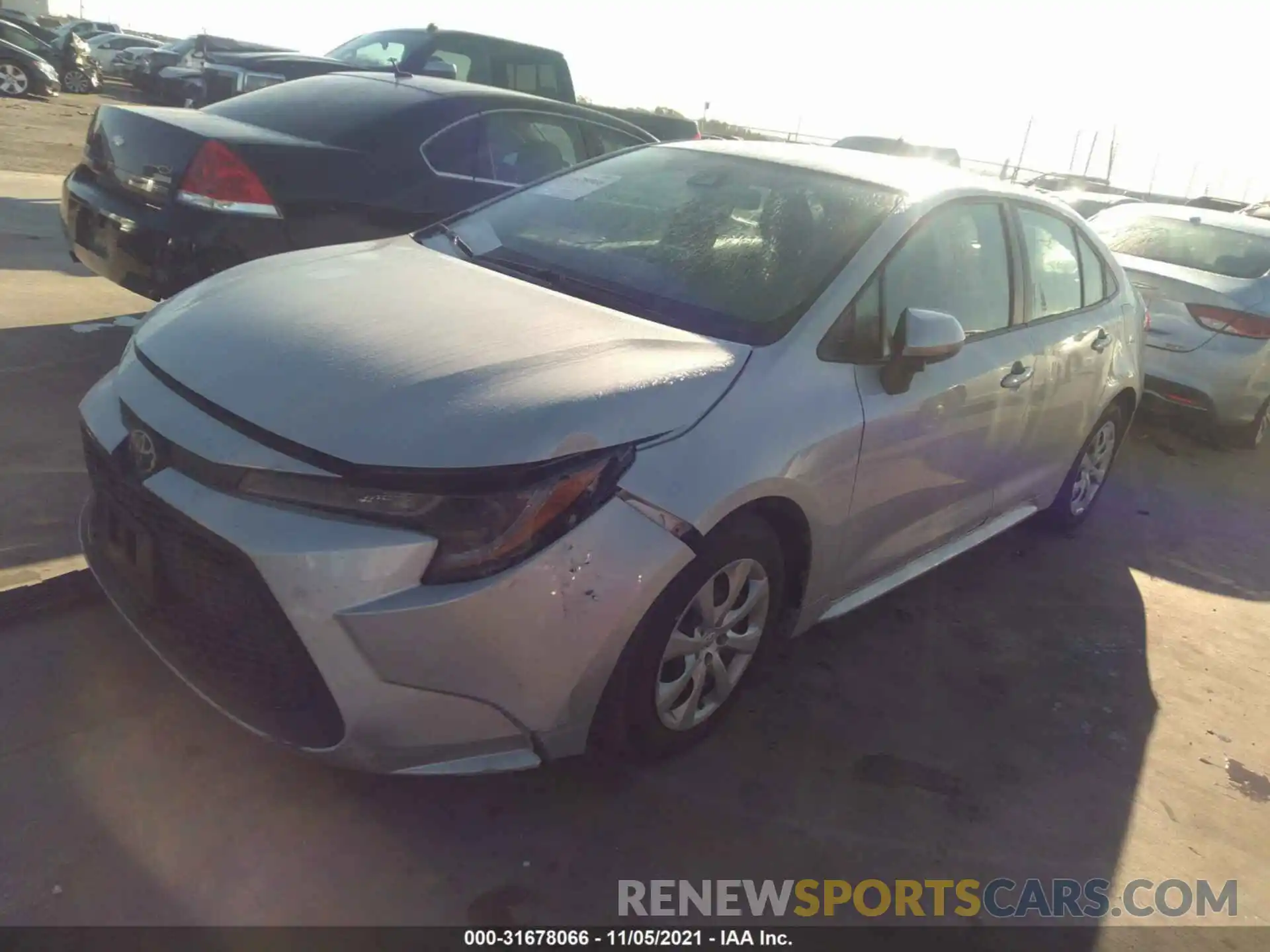 2 Photograph of a damaged car 5YFEPMAE2MP243226 TOYOTA COROLLA 2021