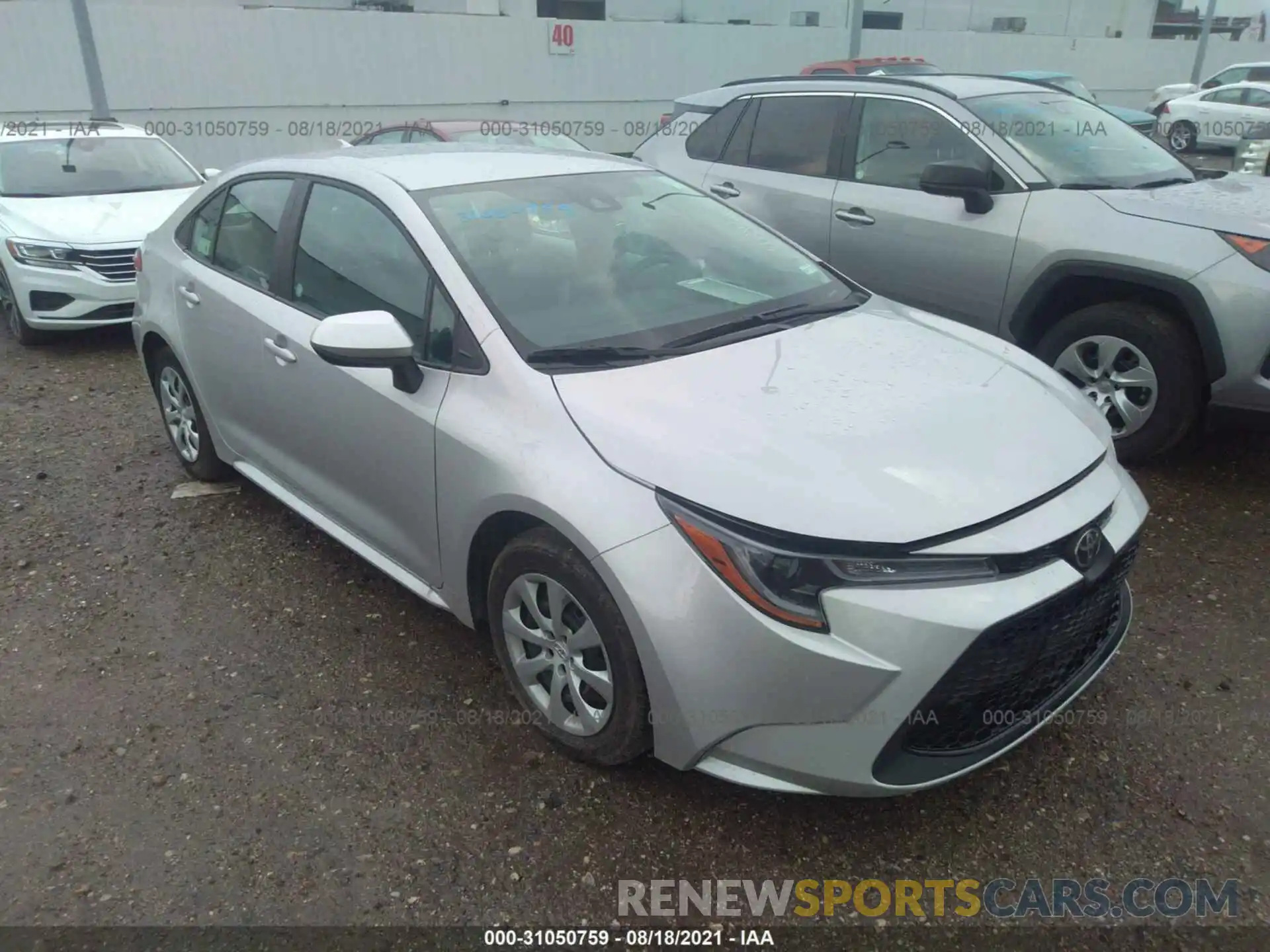 1 Photograph of a damaged car 5YFEPMAE2MP244795 TOYOTA COROLLA 2021