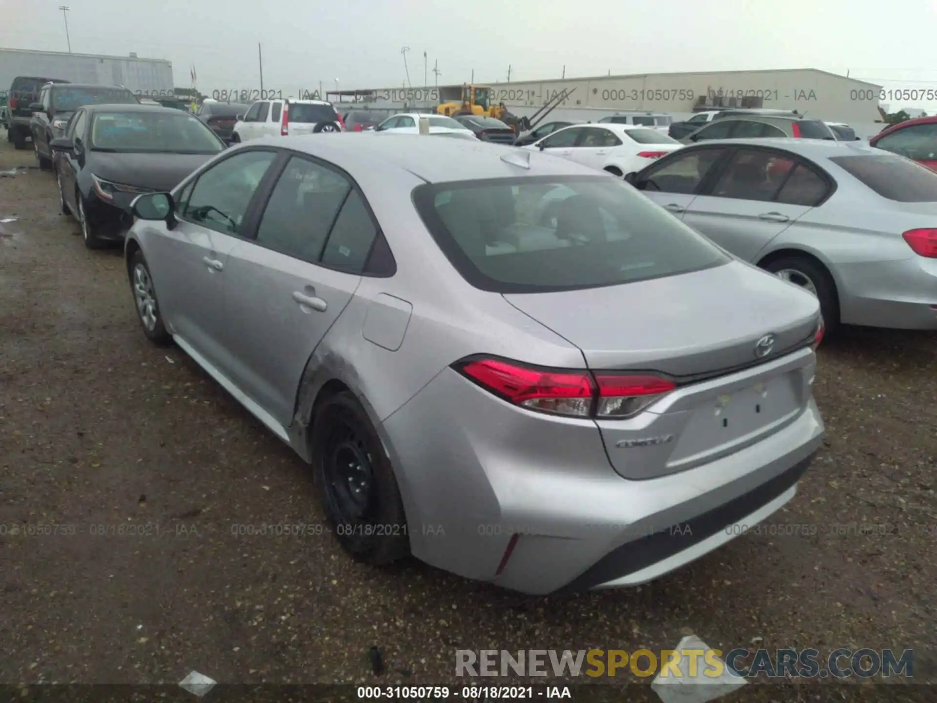 3 Photograph of a damaged car 5YFEPMAE2MP244795 TOYOTA COROLLA 2021