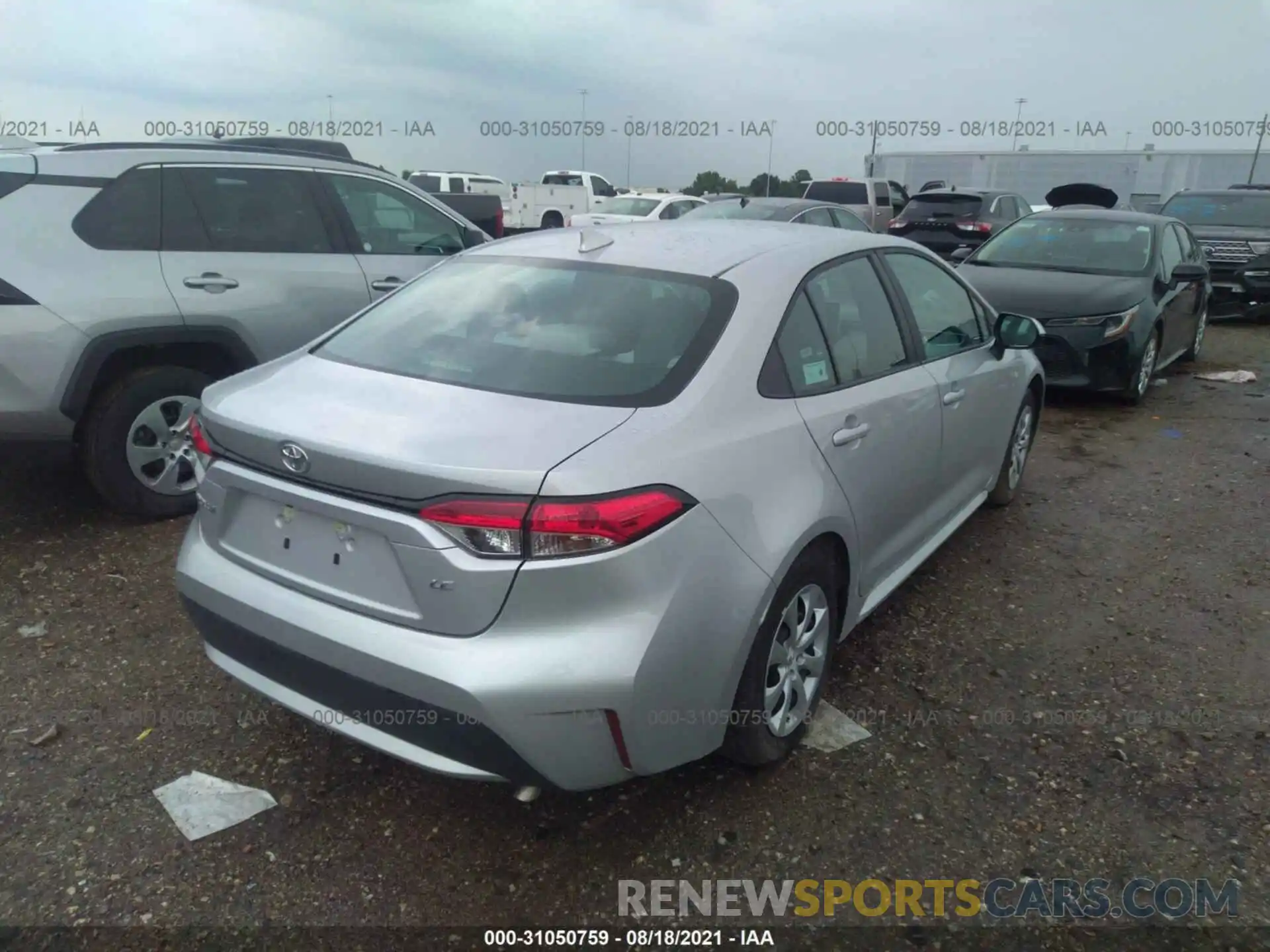 4 Photograph of a damaged car 5YFEPMAE2MP244795 TOYOTA COROLLA 2021