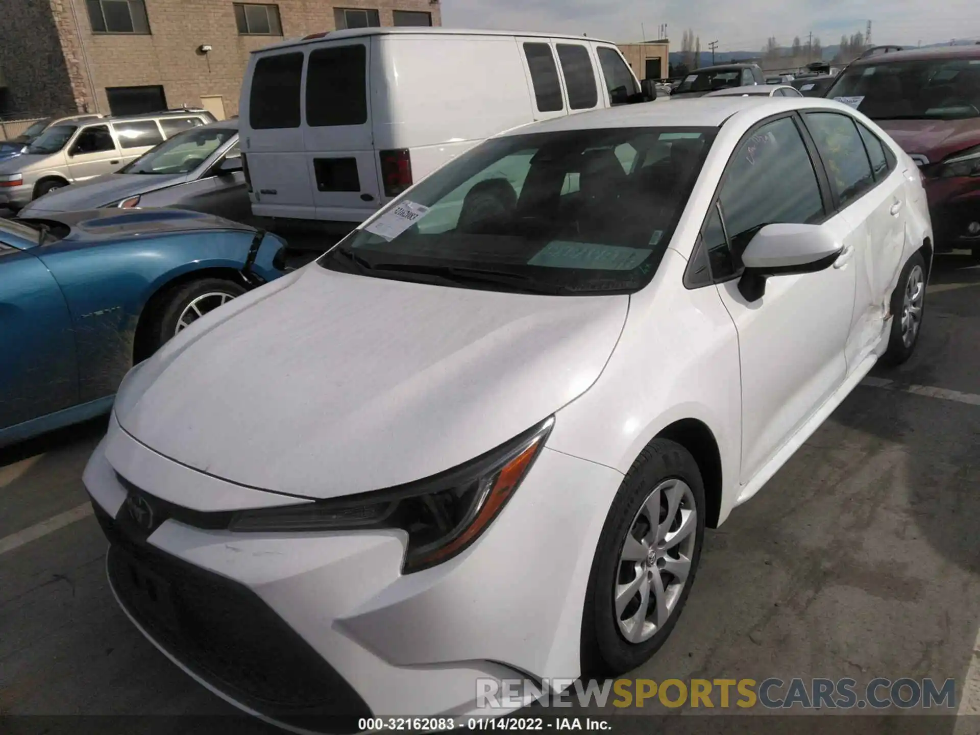 2 Photograph of a damaged car 5YFEPMAE2MP246854 TOYOTA COROLLA 2021