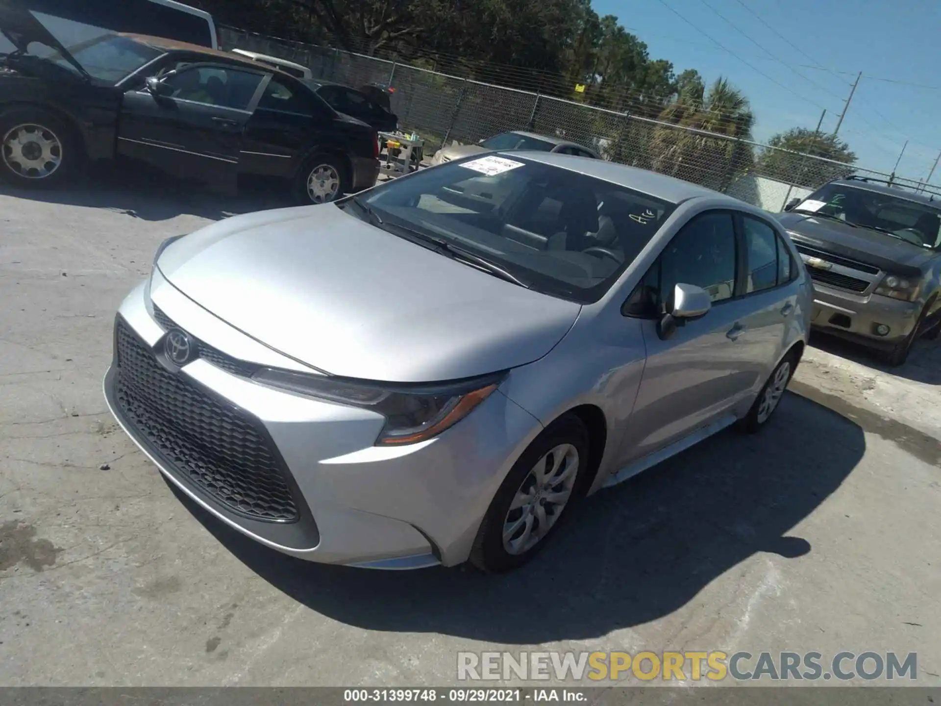 2 Photograph of a damaged car 5YFEPMAE2MP246871 TOYOTA COROLLA 2021