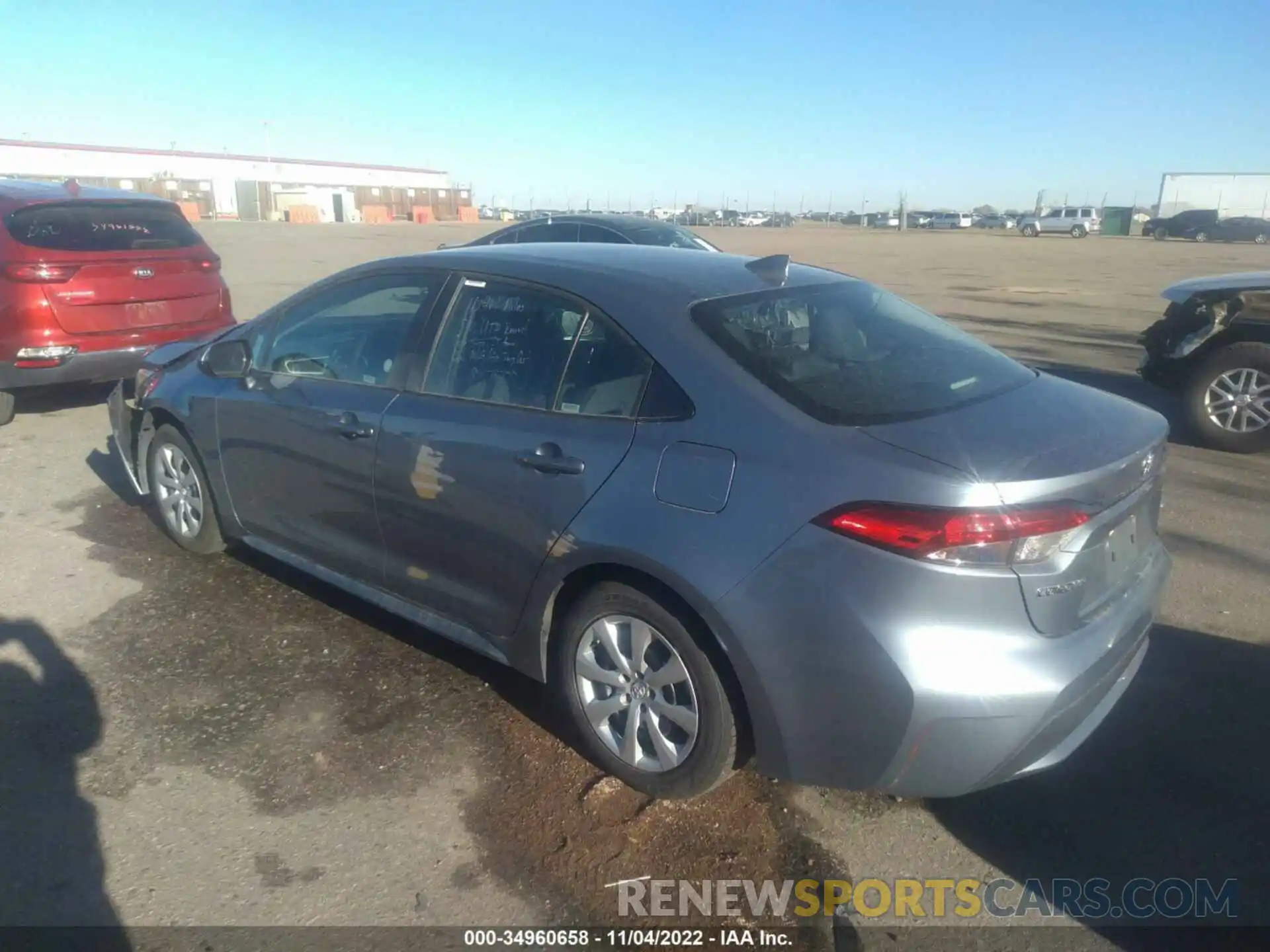 3 Photograph of a damaged car 5YFEPMAE2MP247129 TOYOTA COROLLA 2021