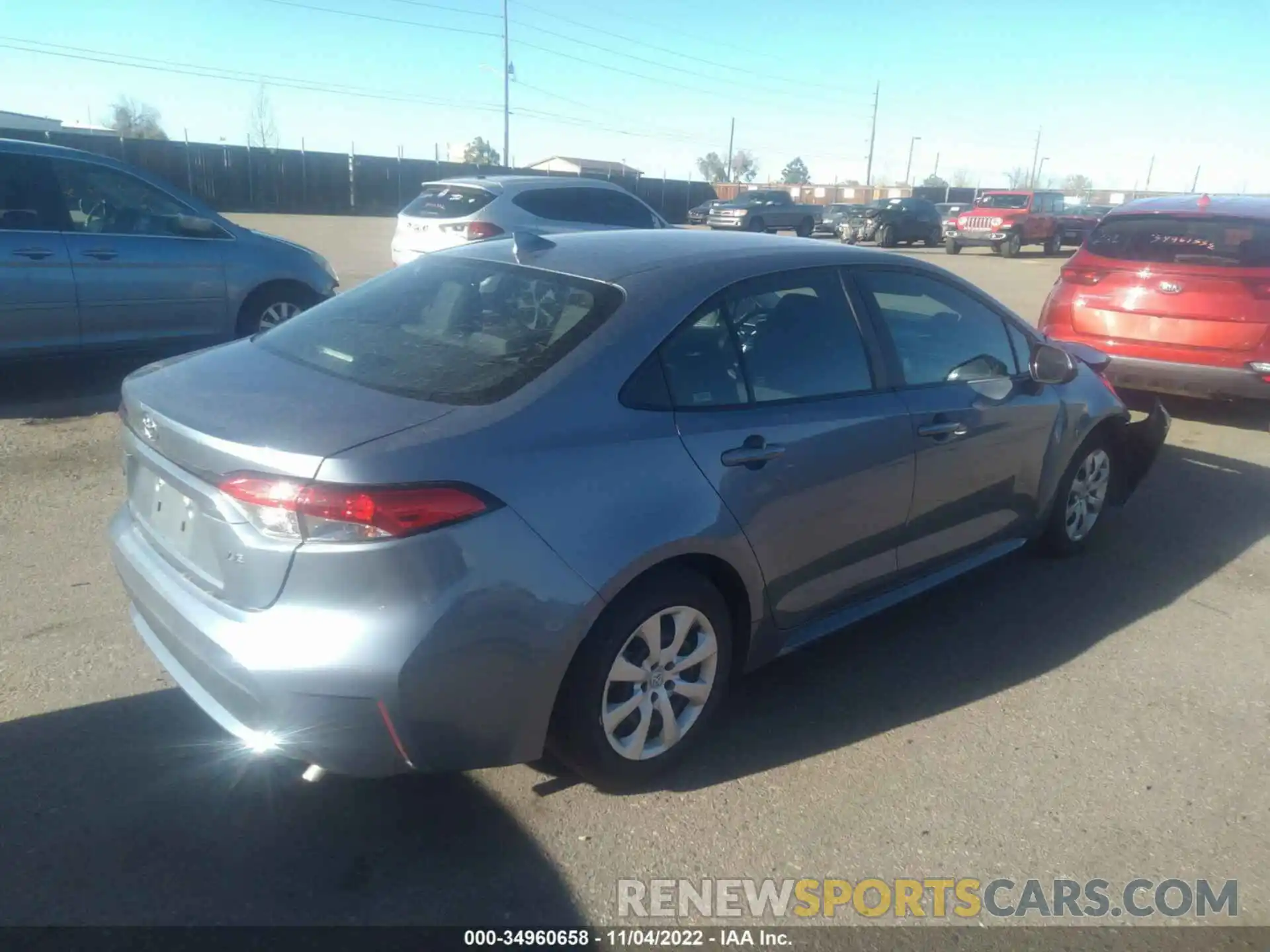 4 Photograph of a damaged car 5YFEPMAE2MP247129 TOYOTA COROLLA 2021