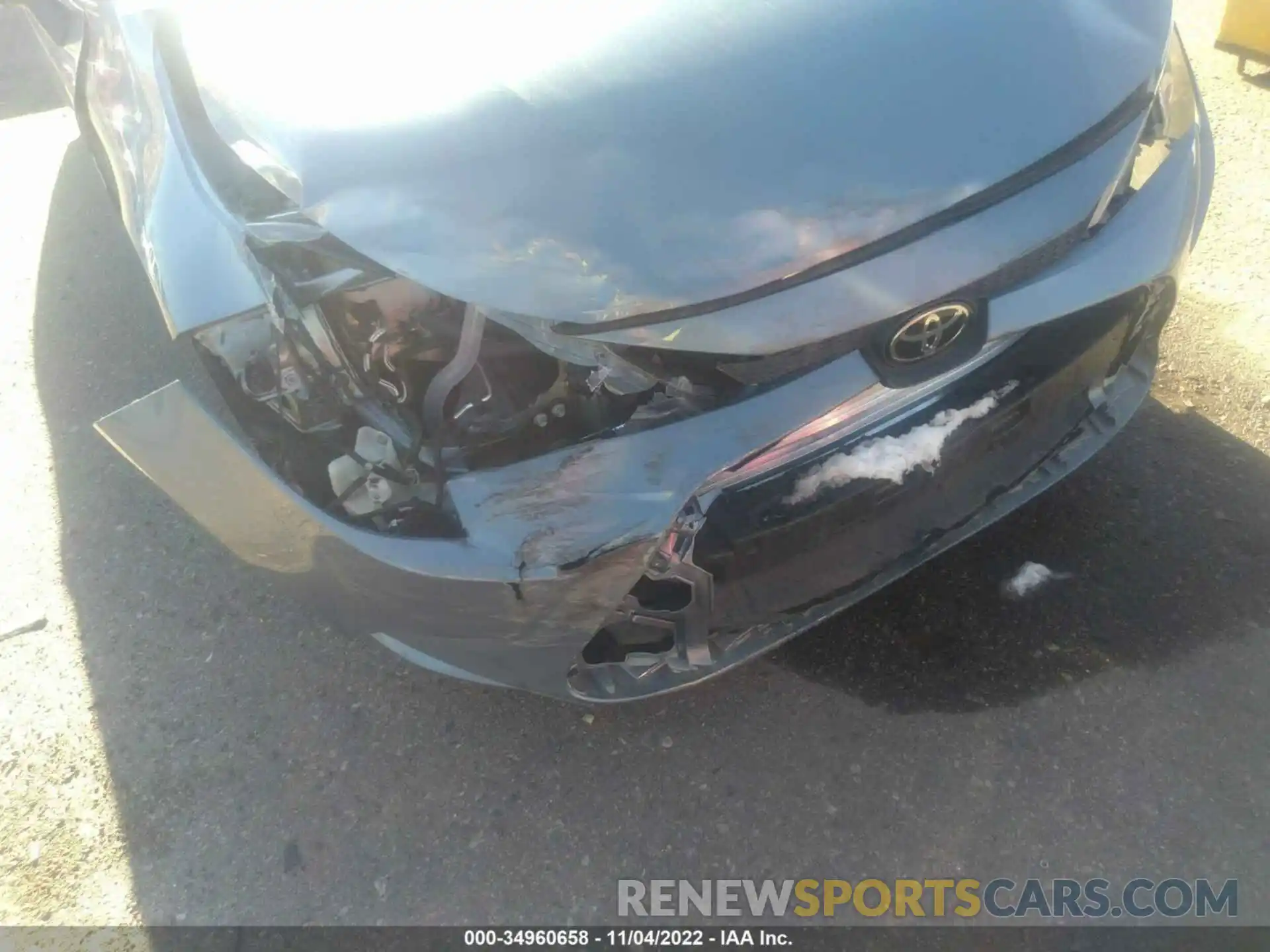 6 Photograph of a damaged car 5YFEPMAE2MP247129 TOYOTA COROLLA 2021