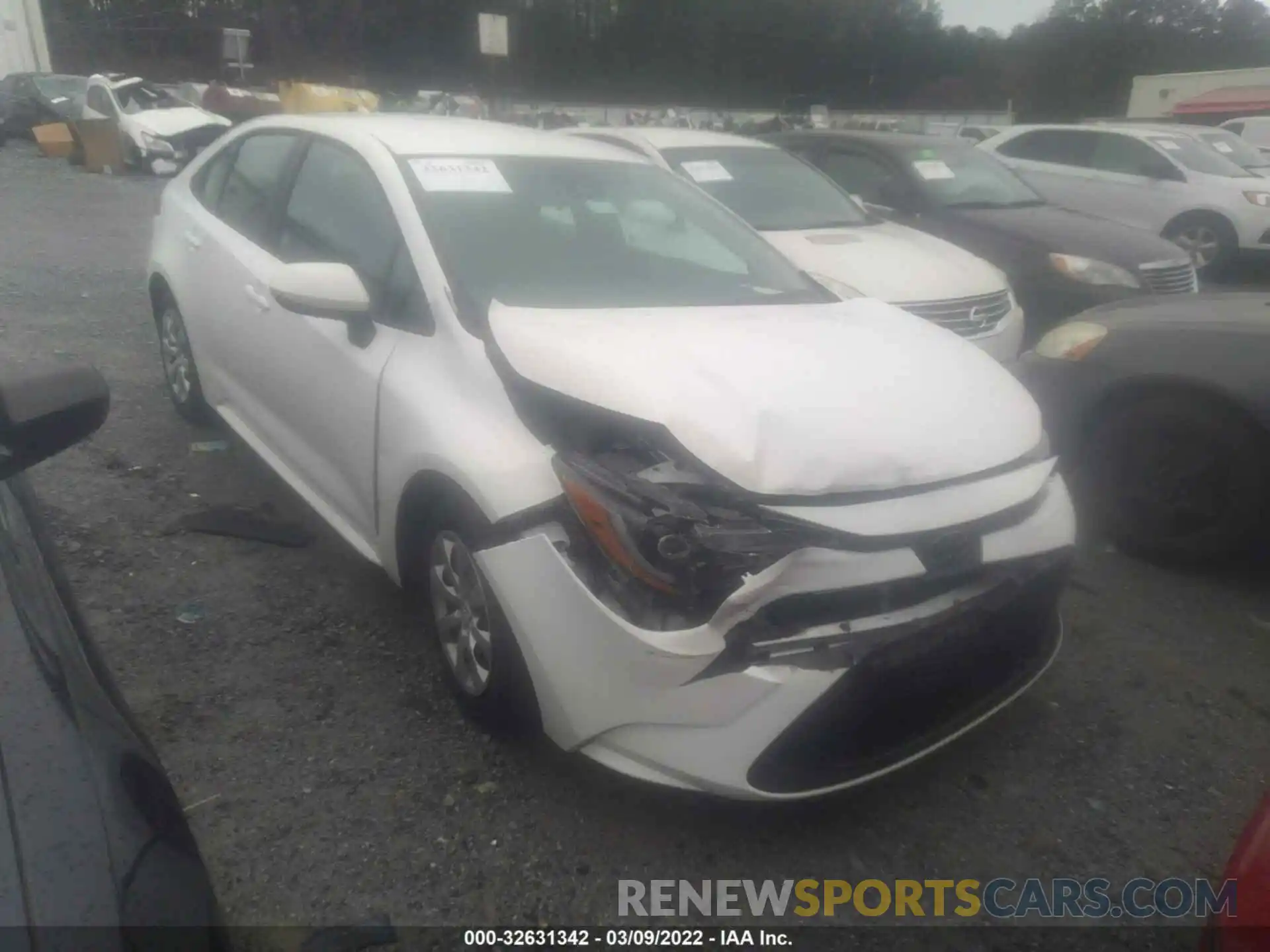 1 Photograph of a damaged car 5YFEPMAE2MP247146 TOYOTA COROLLA 2021