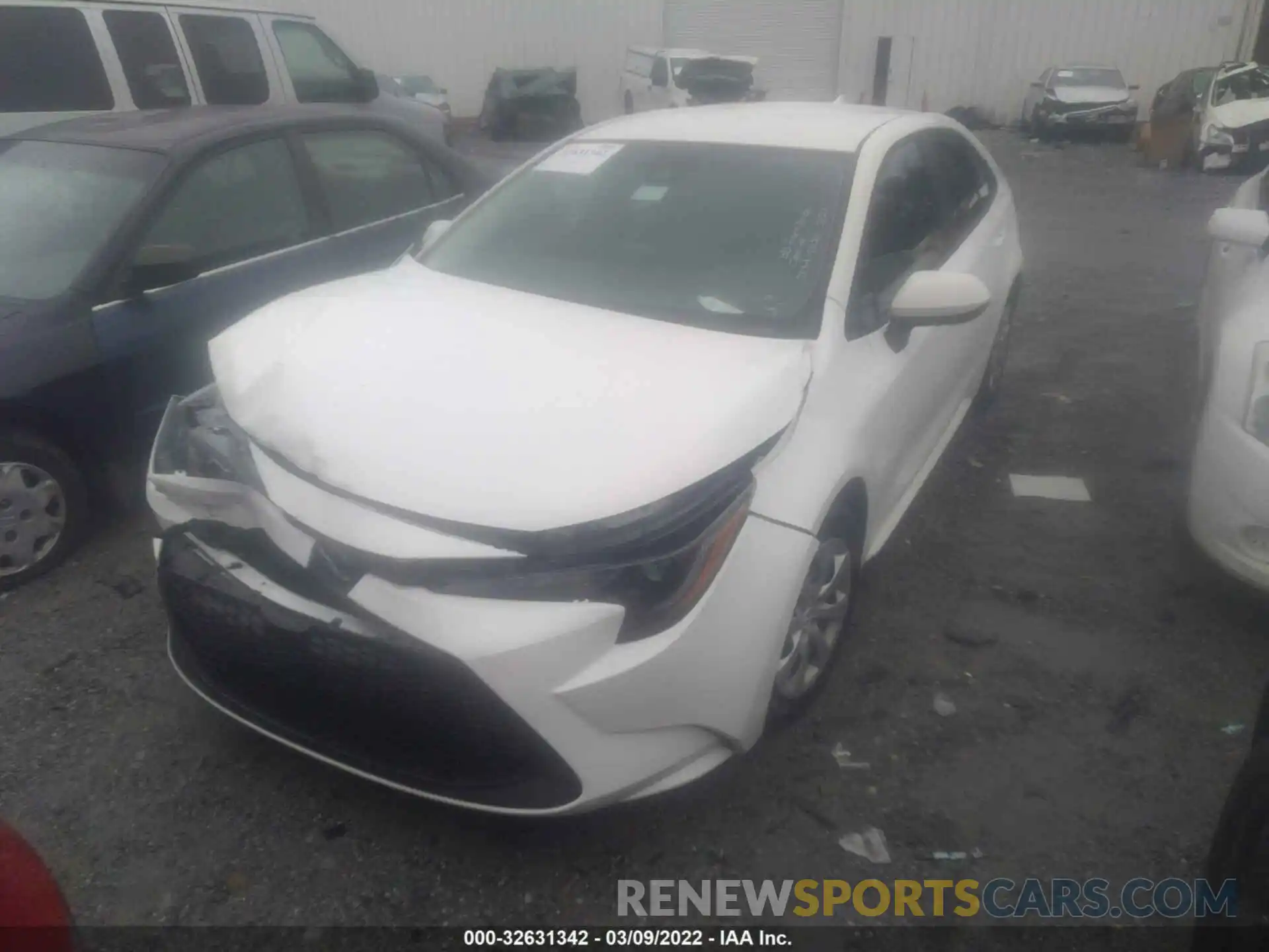 2 Photograph of a damaged car 5YFEPMAE2MP247146 TOYOTA COROLLA 2021