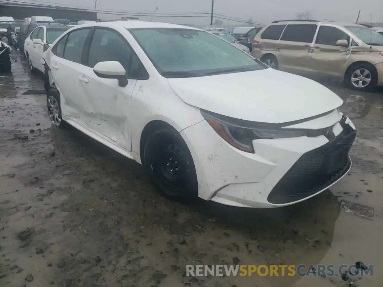 1 Photograph of a damaged car 5YFEPMAE2MP247440 TOYOTA COROLLA 2021