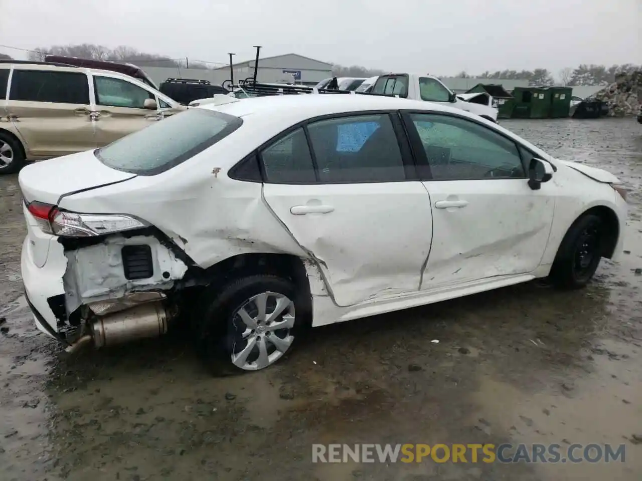 9 Photograph of a damaged car 5YFEPMAE2MP247440 TOYOTA COROLLA 2021