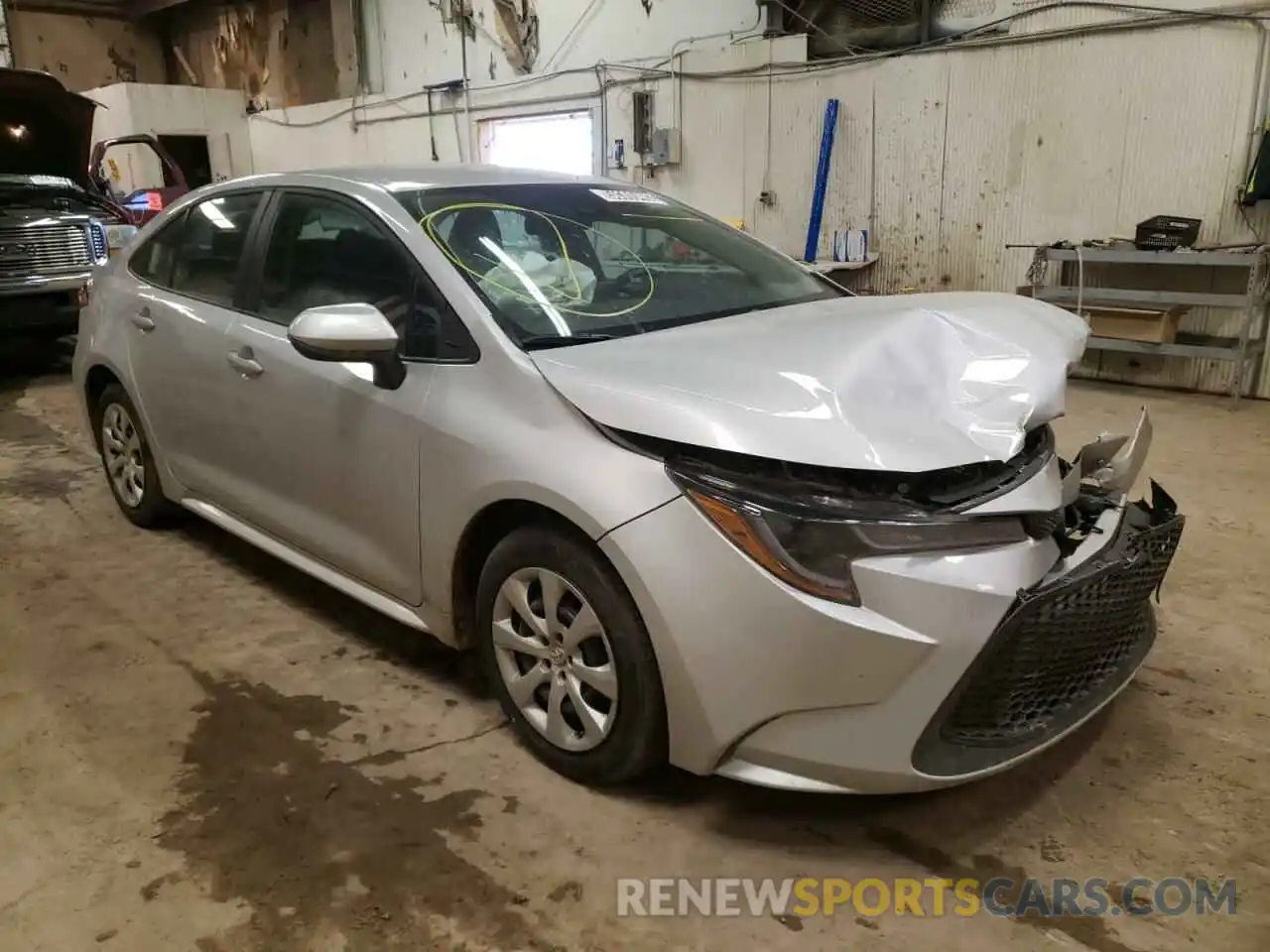 1 Photograph of a damaged car 5YFEPMAE2MP247986 TOYOTA COROLLA 2021