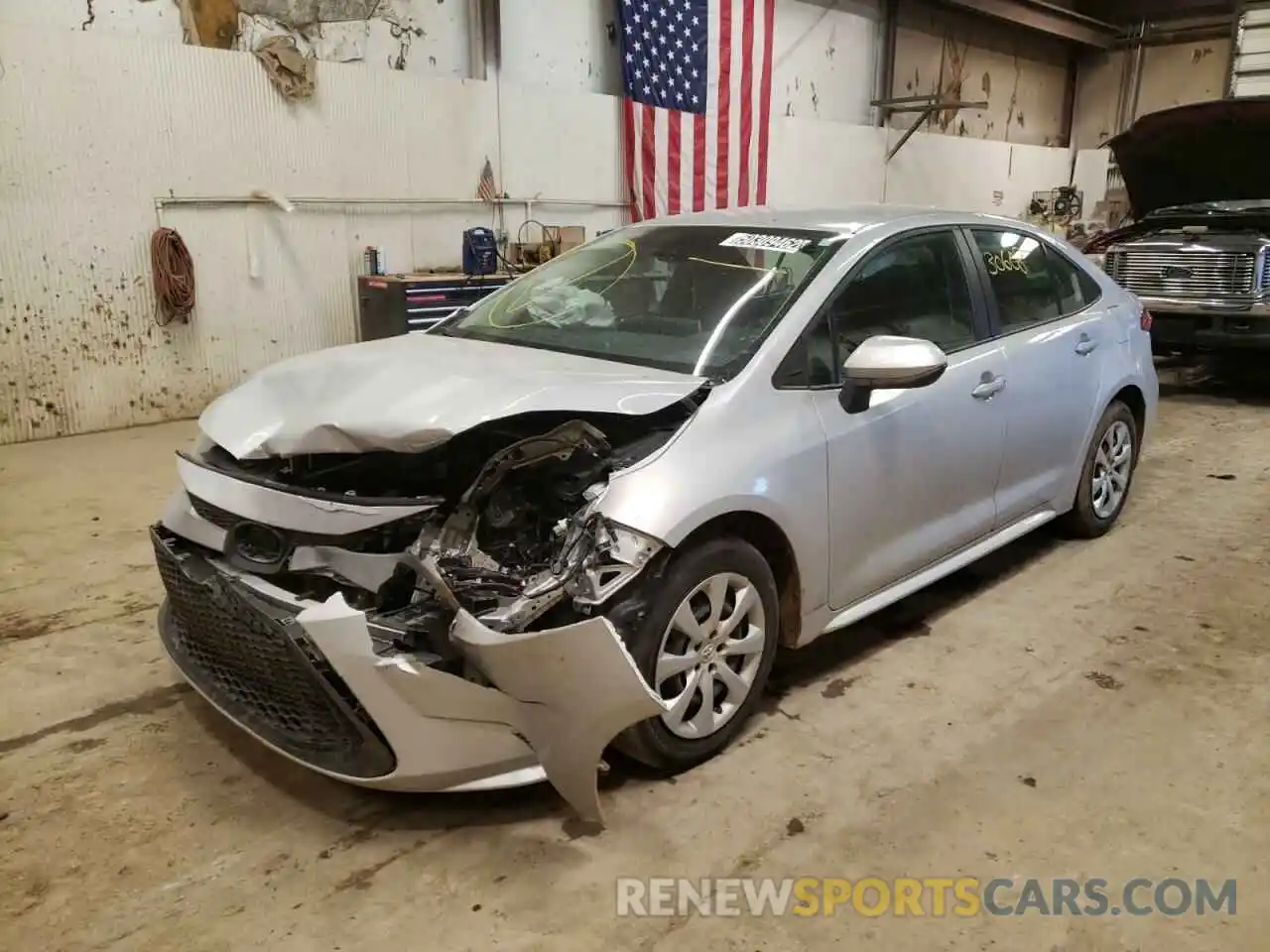 2 Photograph of a damaged car 5YFEPMAE2MP247986 TOYOTA COROLLA 2021